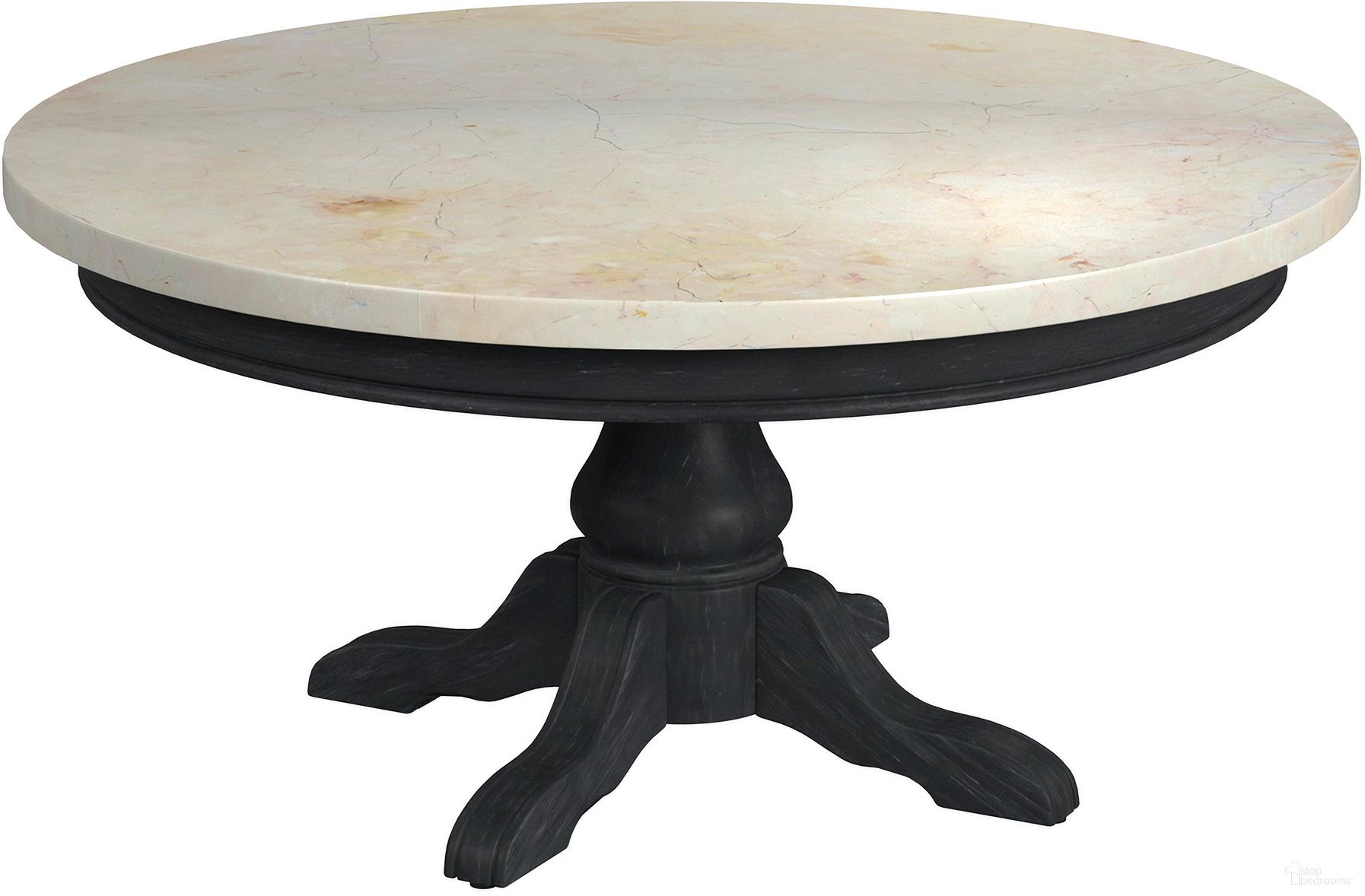 The appearance of Danielle Marble Round Coffee Table In Black designed by Butler Specialty Company in the transitional interior design. This black piece of furniture was selected by 1StopBedrooms from Danielle Collection to add a touch of cosiness and style into your home. Sku: 5516432. Material: Marble.