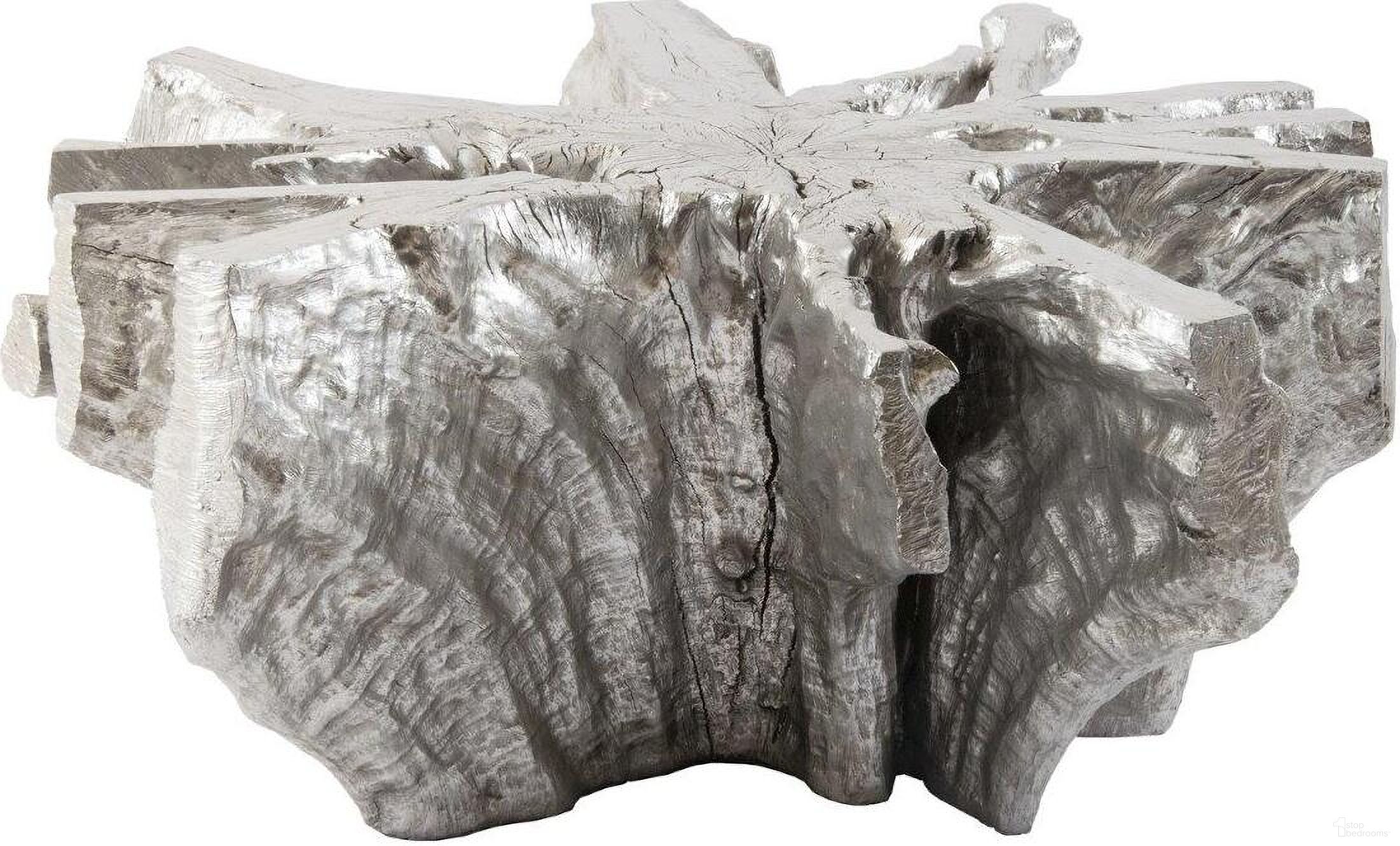 The appearance of Dante Root Coffee Table designed by Phillips Collection in the modern / contemporary interior design. This silver piece of furniture was selected by 1StopBedrooms from Log Collection to add a touch of cosiness and style into your home. Sku: PH67496. Material: Resin.