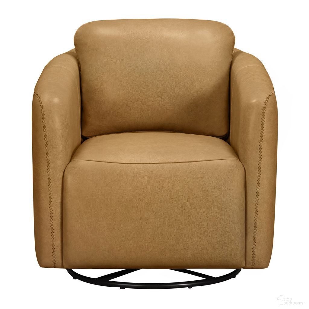 Dante Swivel Glider Accent Chair In Renaissance Marigold