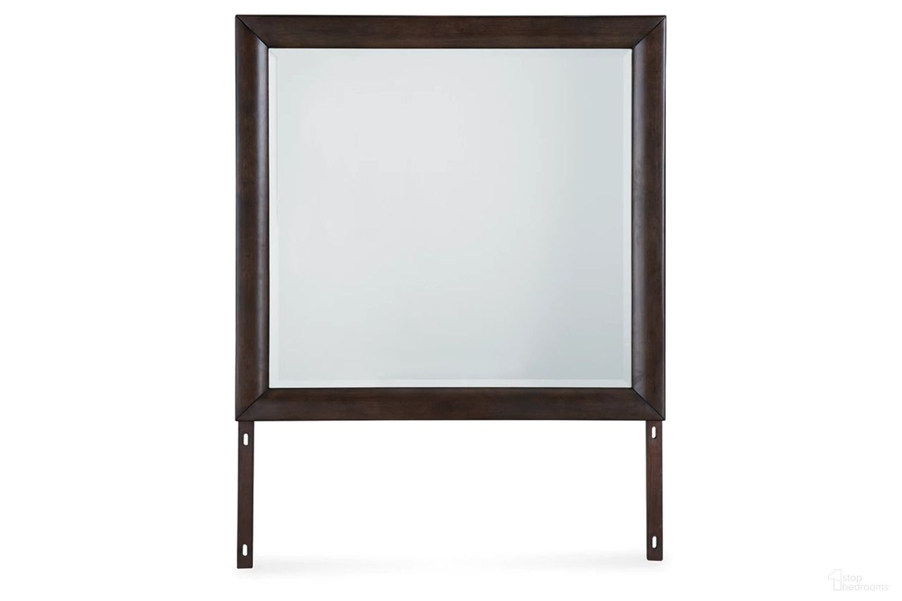 The appearance of Dantenton Bedroom Mirror In Merlot designed by Signature Design by Ashley in the transitional interior design. This merlot piece of furniture was selected by 1StopBedrooms from Dantenton Collection to add a touch of cosiness and style into your home. Sku: B611-36. Material: Wood.
