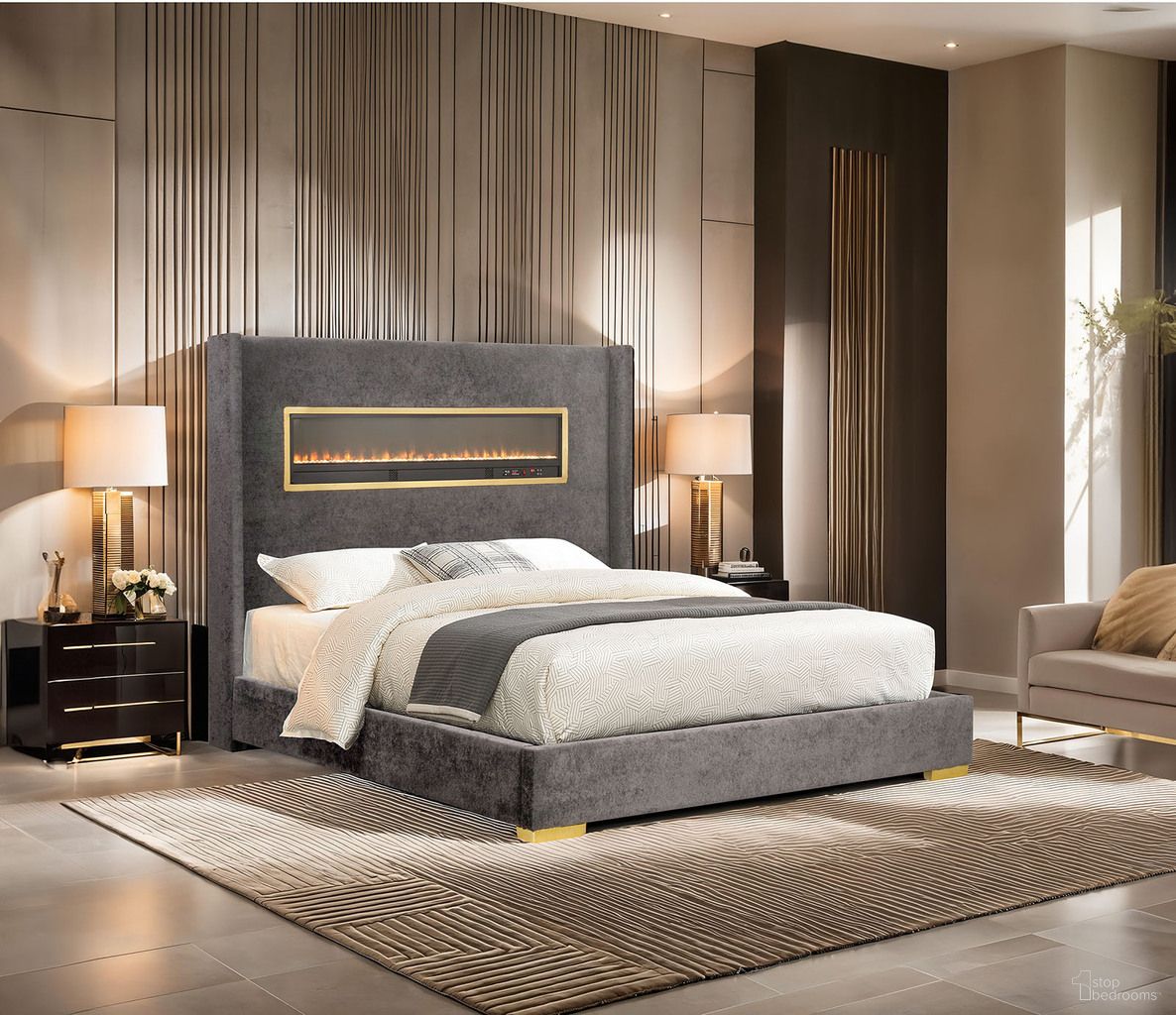 The appearance of Danvers Queen Bed In Gray designed by Furniture of America in the modern / contemporary interior design. This gray piece of furniture  was selected by 1StopBedrooms from Danvers Collection to add a touch of cosiness and style into your home. Sku: FM74003GY-Q. Bed Size: Queen. Material: Acacia Wood.