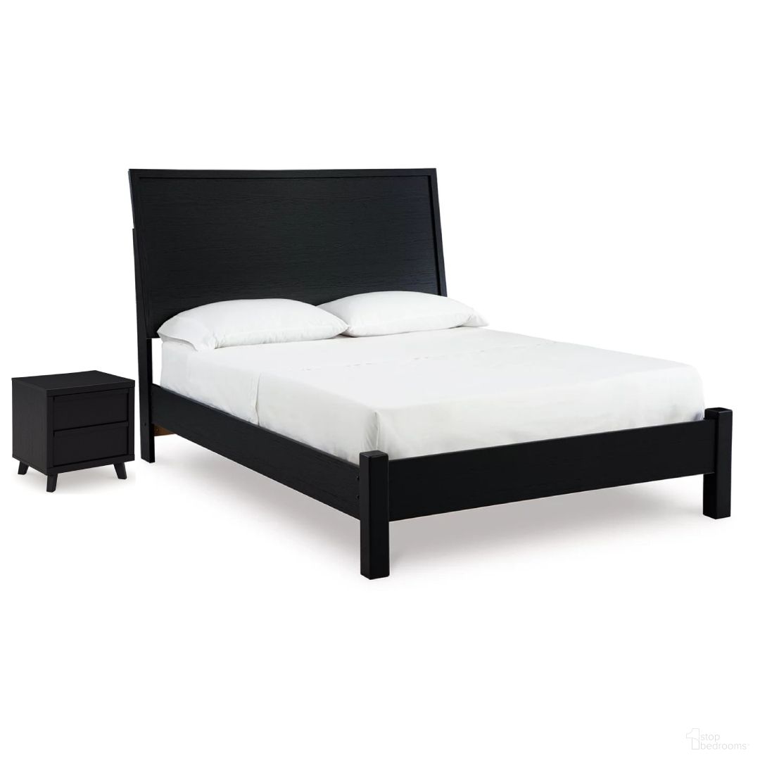 The appearance of Danziar Black Youth Panel Bedroom Set designed by Signature Design by Ashley in the modern / contemporary interior design. This black piece of furniture was selected by 1StopBedrooms from Danziar Collection to add a touch of cosiness and style into your home. Sku: B100-12;B1013-184;B1013-87;B1013-92. Material: Wood. Bed Size: Full.