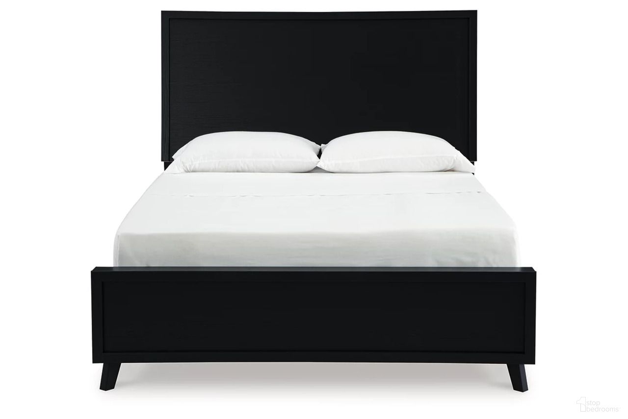 The appearance of Danziar Full Panel Bed In Black designed by Signature Design by Ashley in the modern / contemporary interior design. This black piece of furniture was selected by 1StopBedrooms from Danziar Collection to add a touch of cosiness and style into your home. Sku: B100-12;B1013-84;B1013-87;B1013-89. Bed Type: Panel Bed. Bed Size: Full.