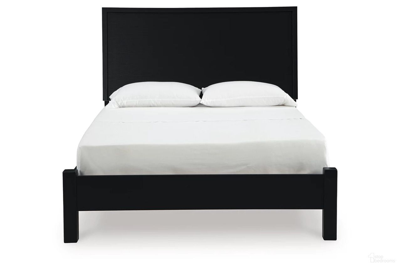 The appearance of Danziar Full Panel Bed In Black designed by Signature Design by Ashley in the modern / contemporary interior design. This black piece of furniture was selected by 1StopBedrooms from Danziar Collection to add a touch of cosiness and style into your home. Sku: B100-12;B1013-184;B1013-87. Bed Type: Panel Bed. Bed Size: Full.