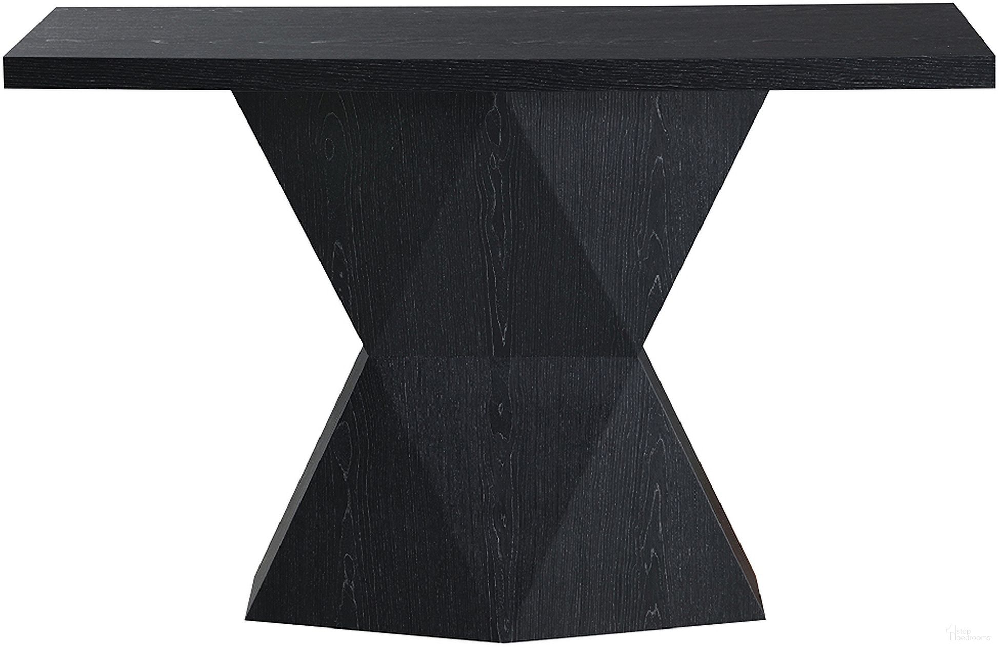 The appearance of Dara Console Table In Black designed by ACME in the modern / contemporary interior design. This black piece of furniture  was selected by 1StopBedrooms from Dara Collection to add a touch of cosiness and style into your home. Sku: AC03093-1;AC03093-2. Material: Wood.