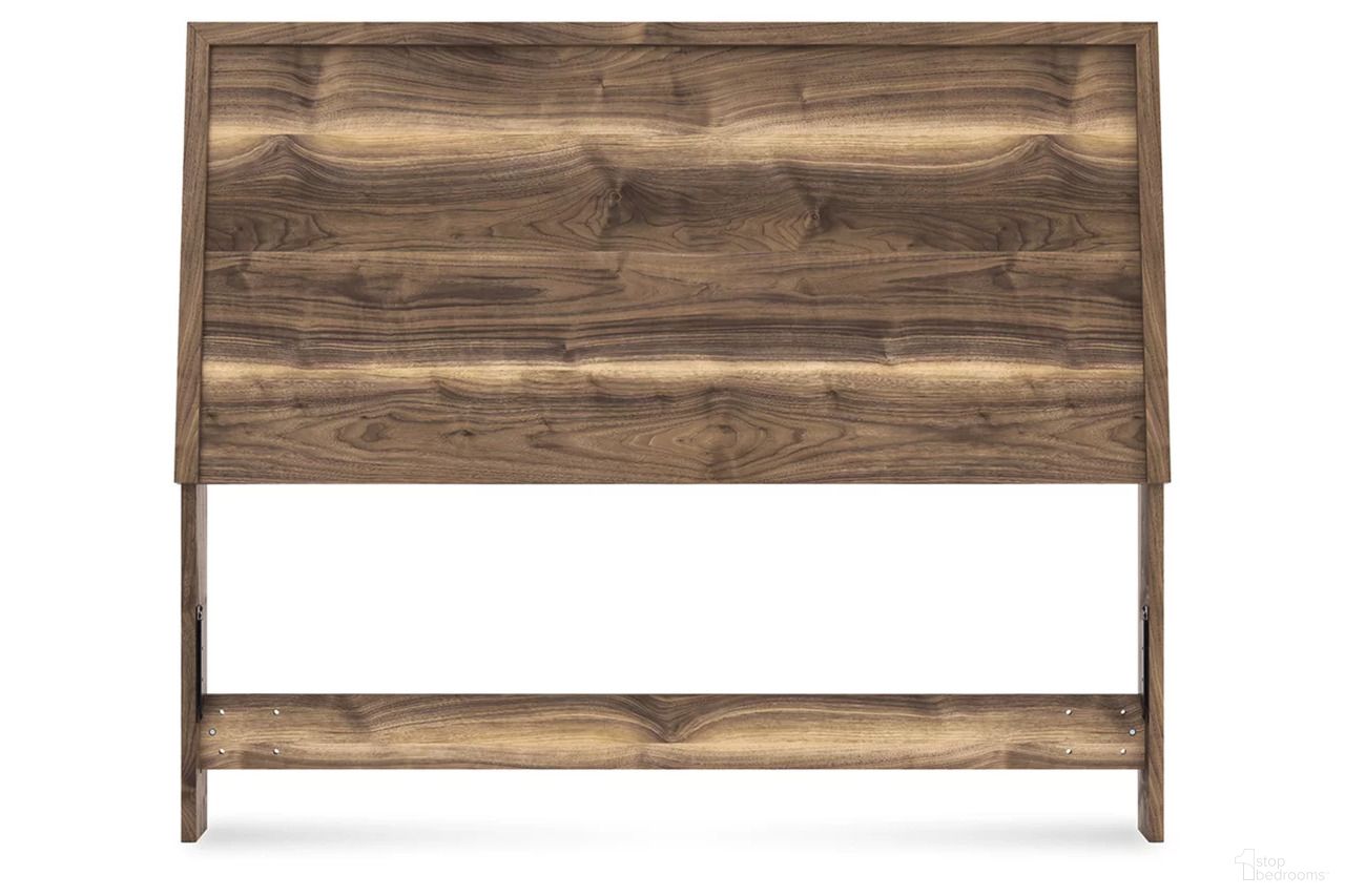 The appearance of Darcalli Queen Panel Headboard In Brown designed by Signature Design by Ashley in the transitional interior design. This brown piece of furniture  was selected by 1StopBedrooms from Darcalli Collection to add a touch of cosiness and style into your home. Sku: NCB3367-57. Material: Wood. Bed Size: Queen.