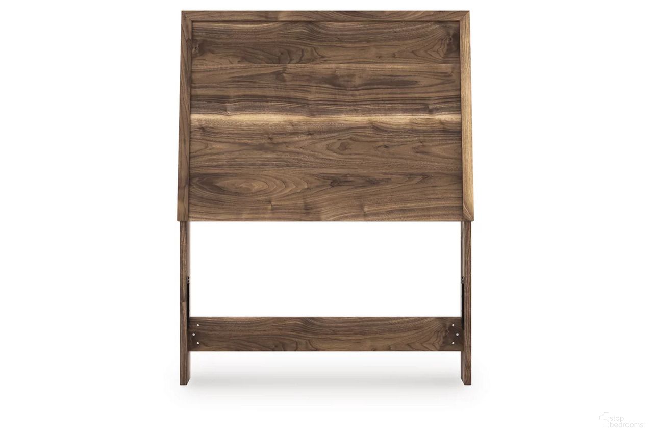 The appearance of Darcalli Twin Panel Headboard In Brown designed by Signature Design by Ashley in the transitional interior design. This brown piece of furniture  was selected by 1StopBedrooms from Darcalli Collection to add a touch of cosiness and style into your home. Sku: NCB3367-53. Material: Wood. Bed Size: Twin.
