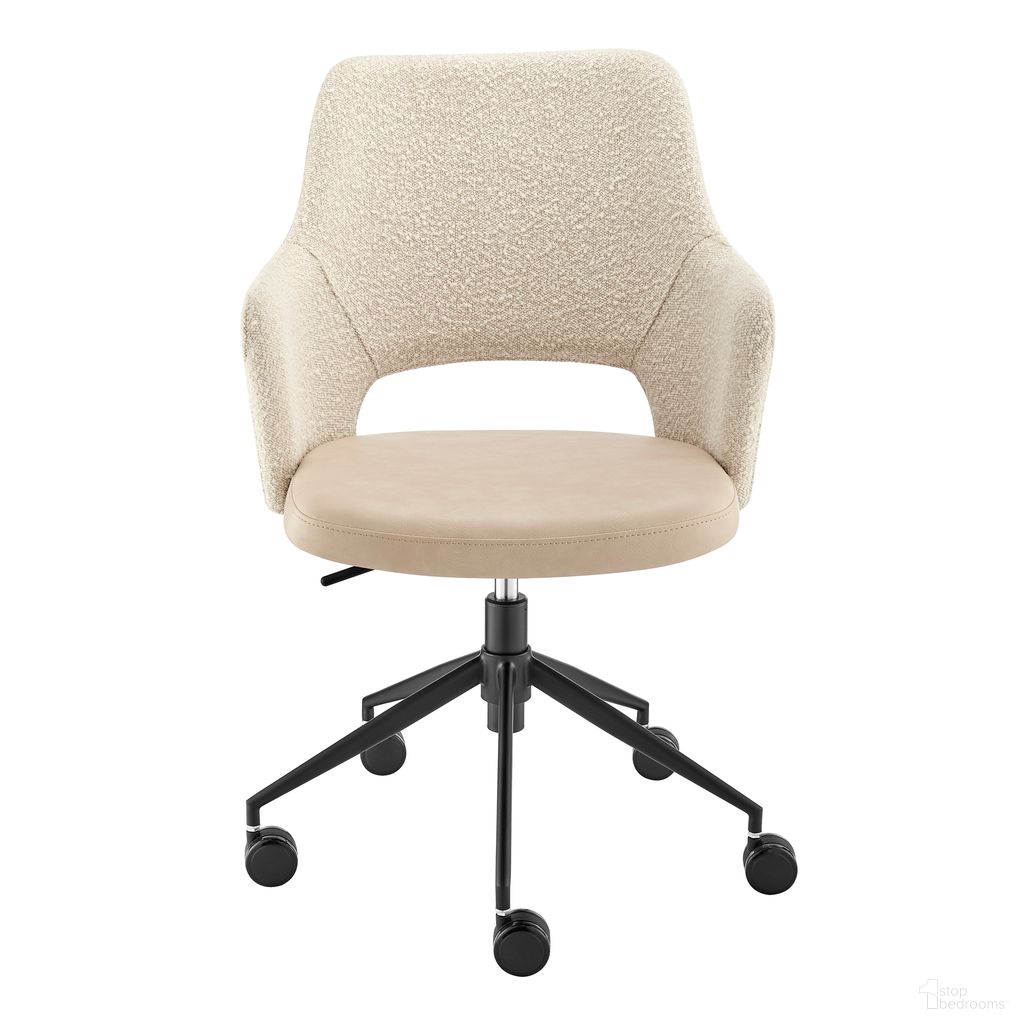 Darcie Office Chair In Ivory