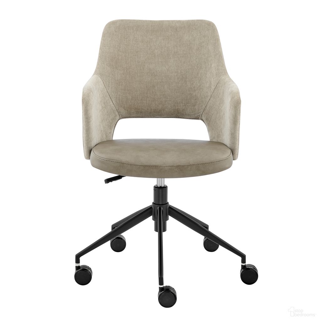 Darcie Office Chair In Light Taupe and Gray