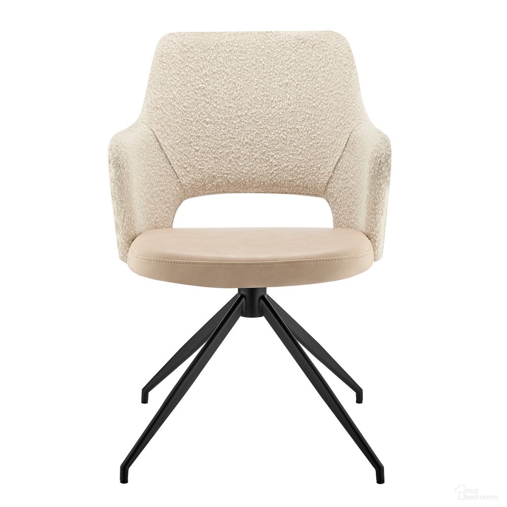 Darcie Swivel Armchair In Ivory