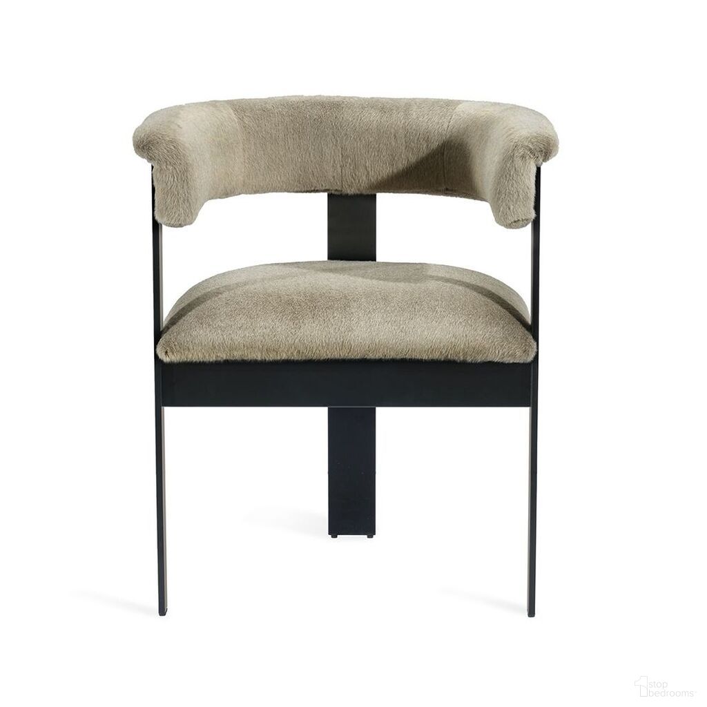 Darcy Dining Chair In Black and Fawn
