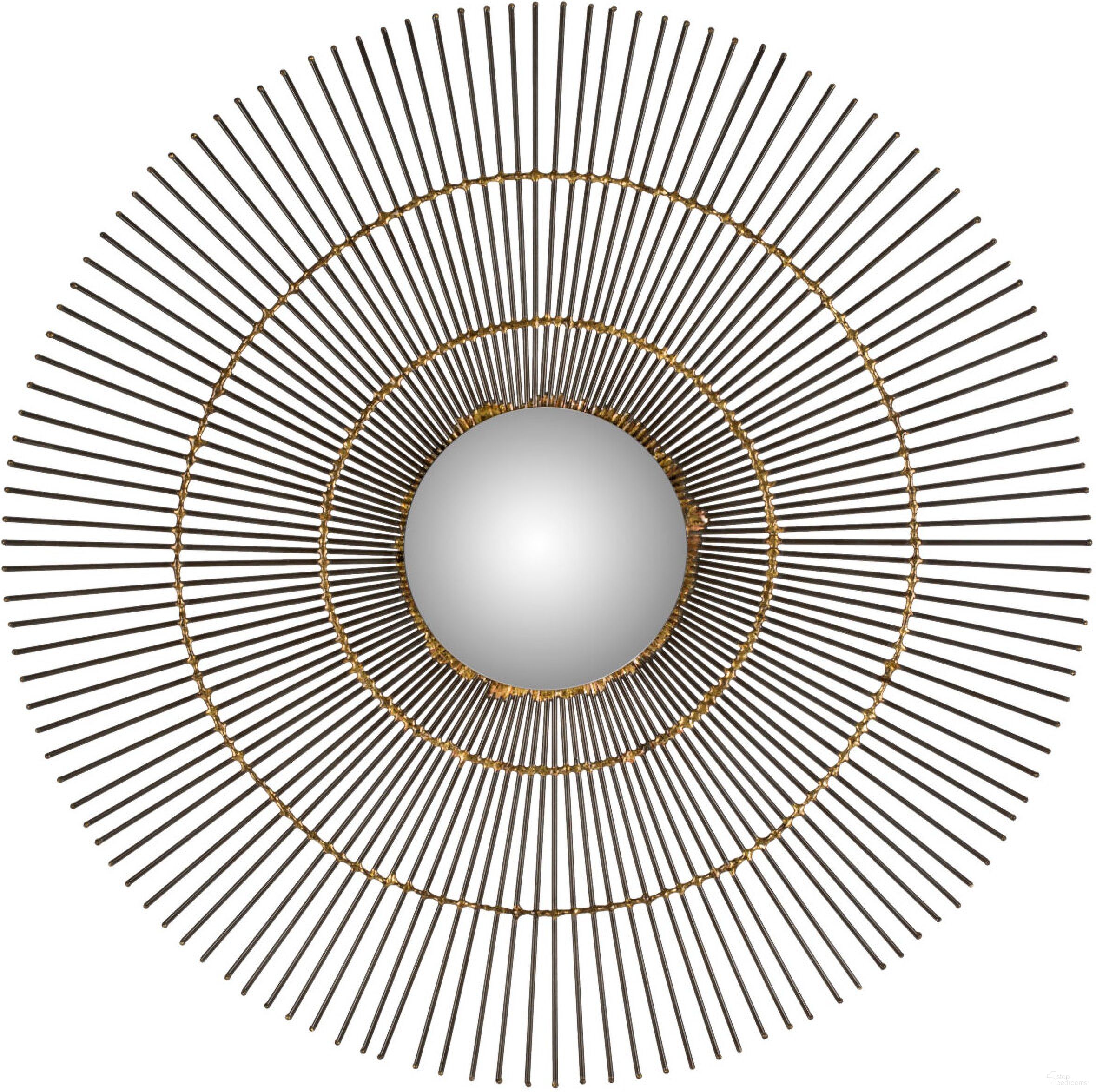 The appearance of Dark Greyit The Sun Mirror designed by Safavieh in the modern / contemporary interior design. This natural piece of furniture was selected by 1StopBedrooms from Safavieh MIR Collection to add a touch of cosiness and style into your home. Sku: MIR4021A. Material: Iron.