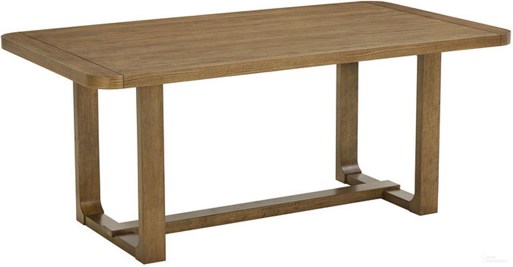 The appearance of Darla 72" Rectangular Walnut Oak Sled Dining Table designed by Lilola Home in the modern / contemporary interior design. This walnut piece of furniture was selected by 1StopBedrooms from Darla Collection to add a touch of cosiness and style into your home. Sku: 30062-T. Table Base Style: Trestle. Material: Wood. Table Top Shape: Rectangular. Size: 40" x 72".