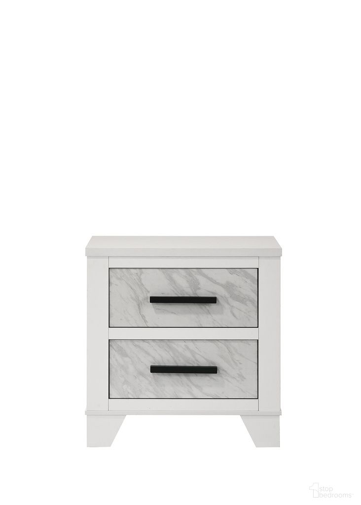 The appearance of Darlene Nightstand In White designed by Furniture of America in the modern / contemporary interior design. This white piece of furniture  was selected by 1StopBedrooms from Darlene Collection to add a touch of cosiness and style into your home. Sku: FM72018WH-N. Material: Rubberwood.