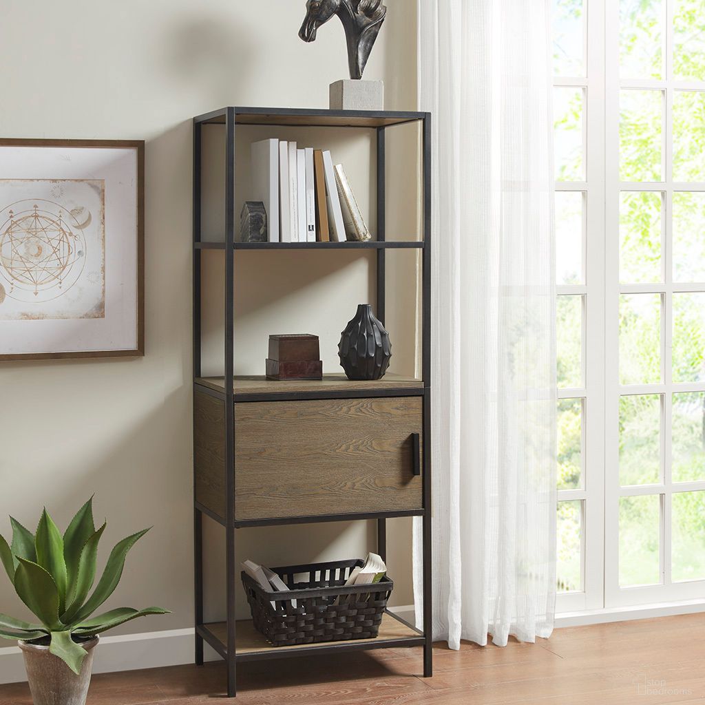 The appearance of Darley 3-Shelf Bookcase with Storage Cabinet In Grey designed by Olliix in the transitional interior design. This grey piece of furniture was selected by 1StopBedrooms from Darley Collection to add a touch of cosiness and style into your home. Sku: MP131-1179. Material: Iron.
