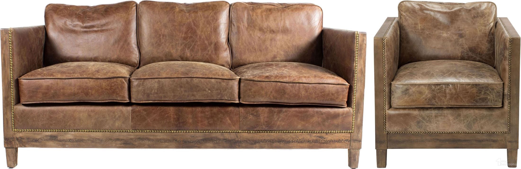 Darlington Light Brown Living Room Set