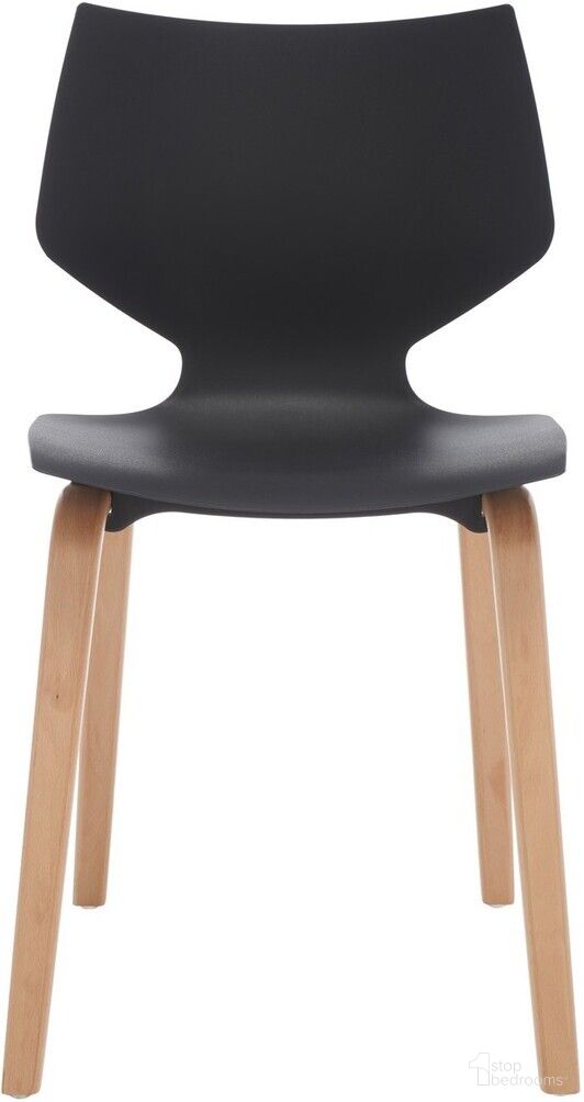 The appearance of Darnel Molded Plastic Dining Chair Set of 2 In Black and Natural designed by Safavieh Couture in the transitional interior design. This black and natural piece of furniture was selected by 1StopBedrooms from Darnel Collection to add a touch of cosiness and style into your home. Sku: SFV6903B-SET2. Material: Plastic. Chair Type: Side Chair.