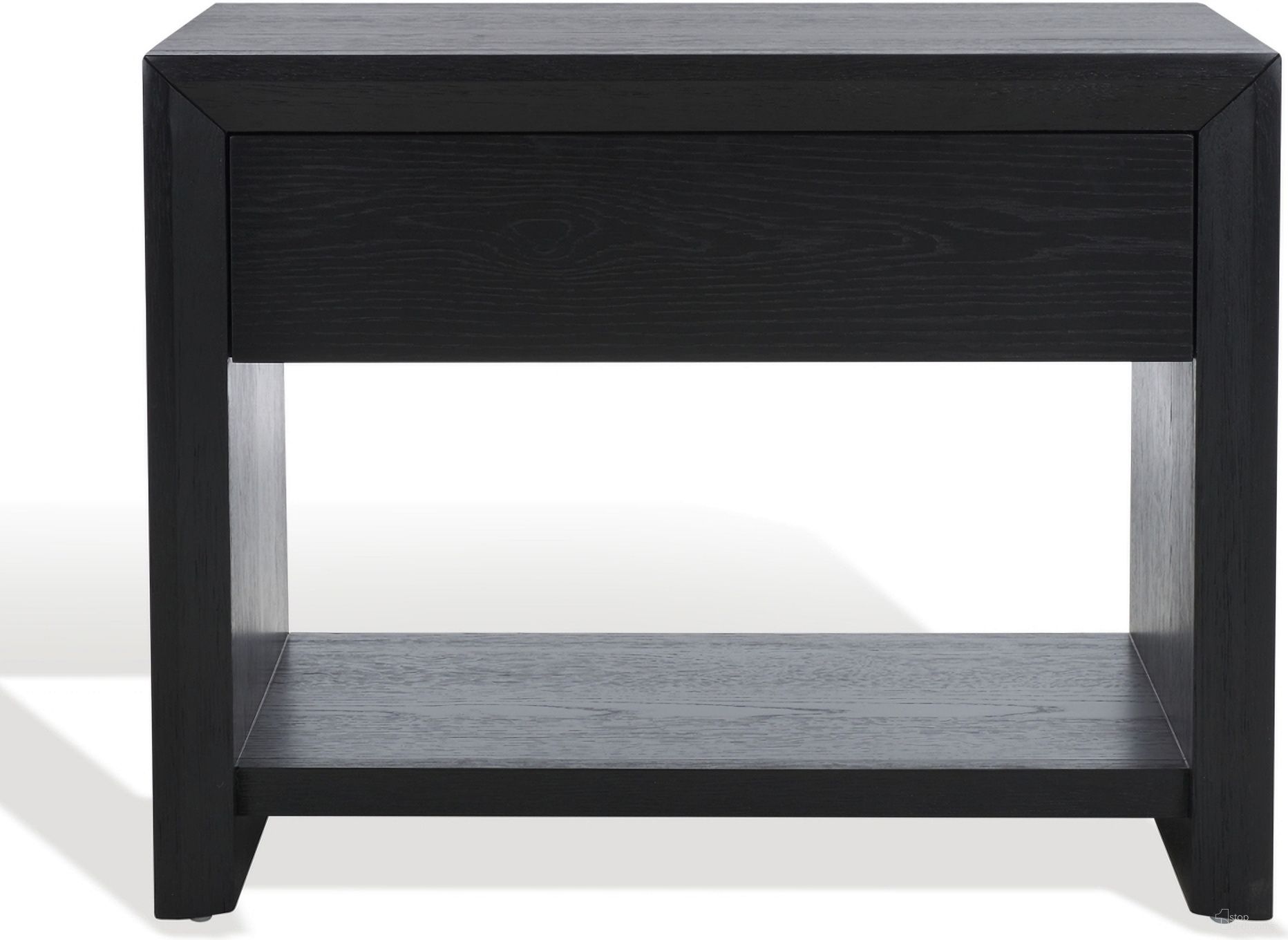 The appearance of Darnell Wood 1 Drawer Nightstand In Black designed by Safavieh Couture in the modern / contemporary interior design. This black piece of furniture was selected by 1StopBedrooms from Darnell Collection to add a touch of cosiness and style into your home. Sku: SFV2152B. Material: Rubberwood.