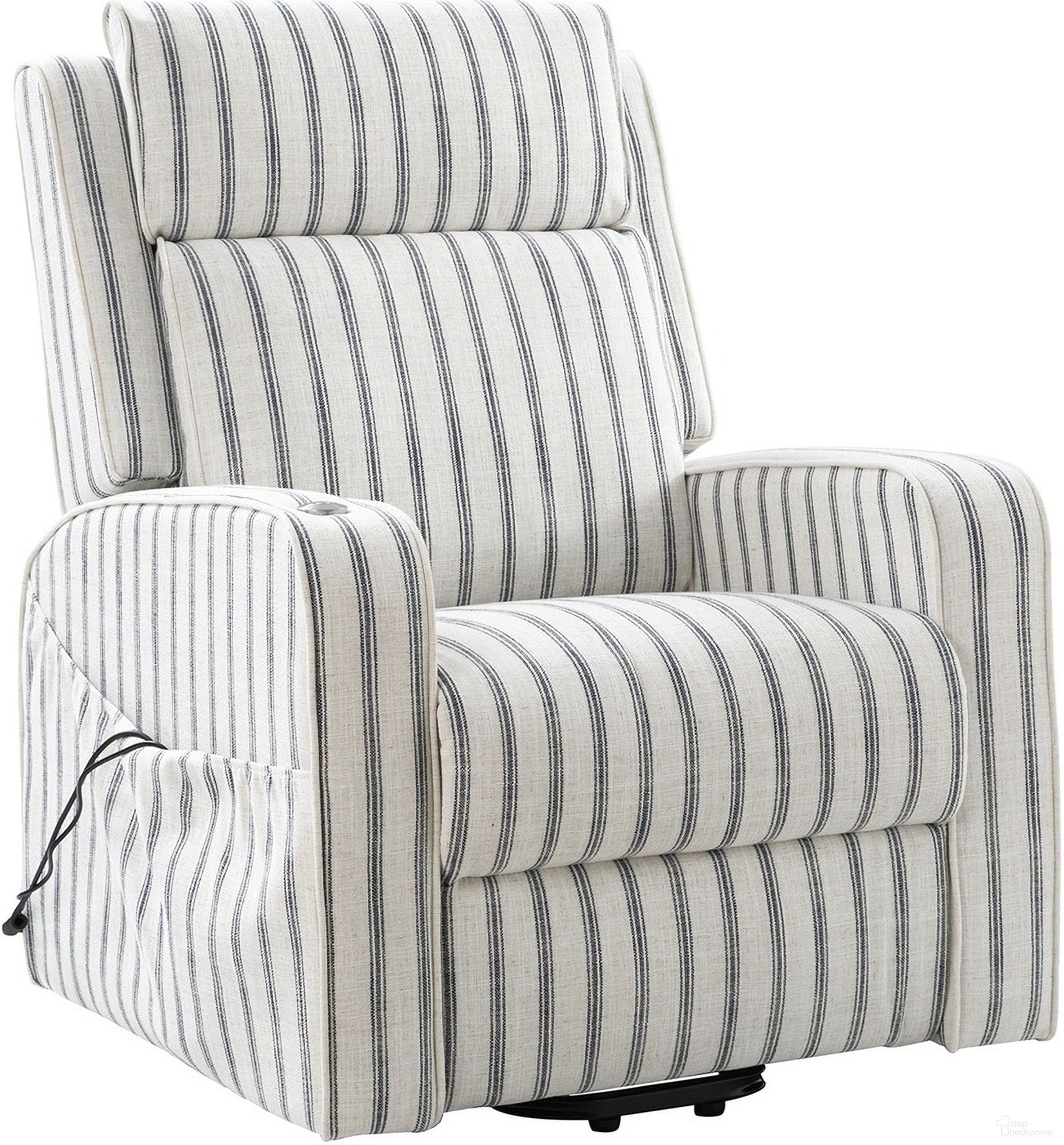 Darrell Lift Assist Power Recliner In Navy