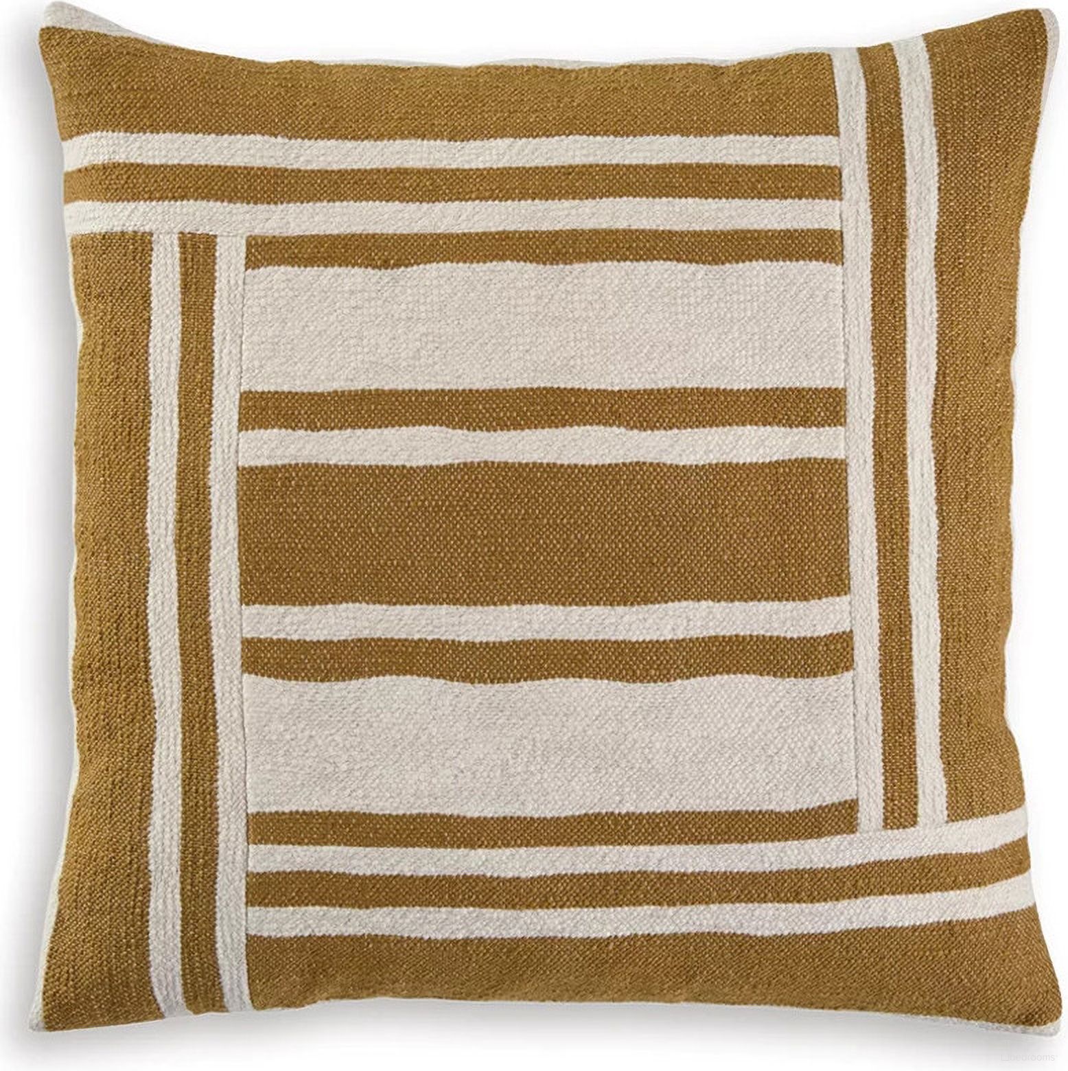 Darrman Pillow Set of 4 In Ochre and Ivory