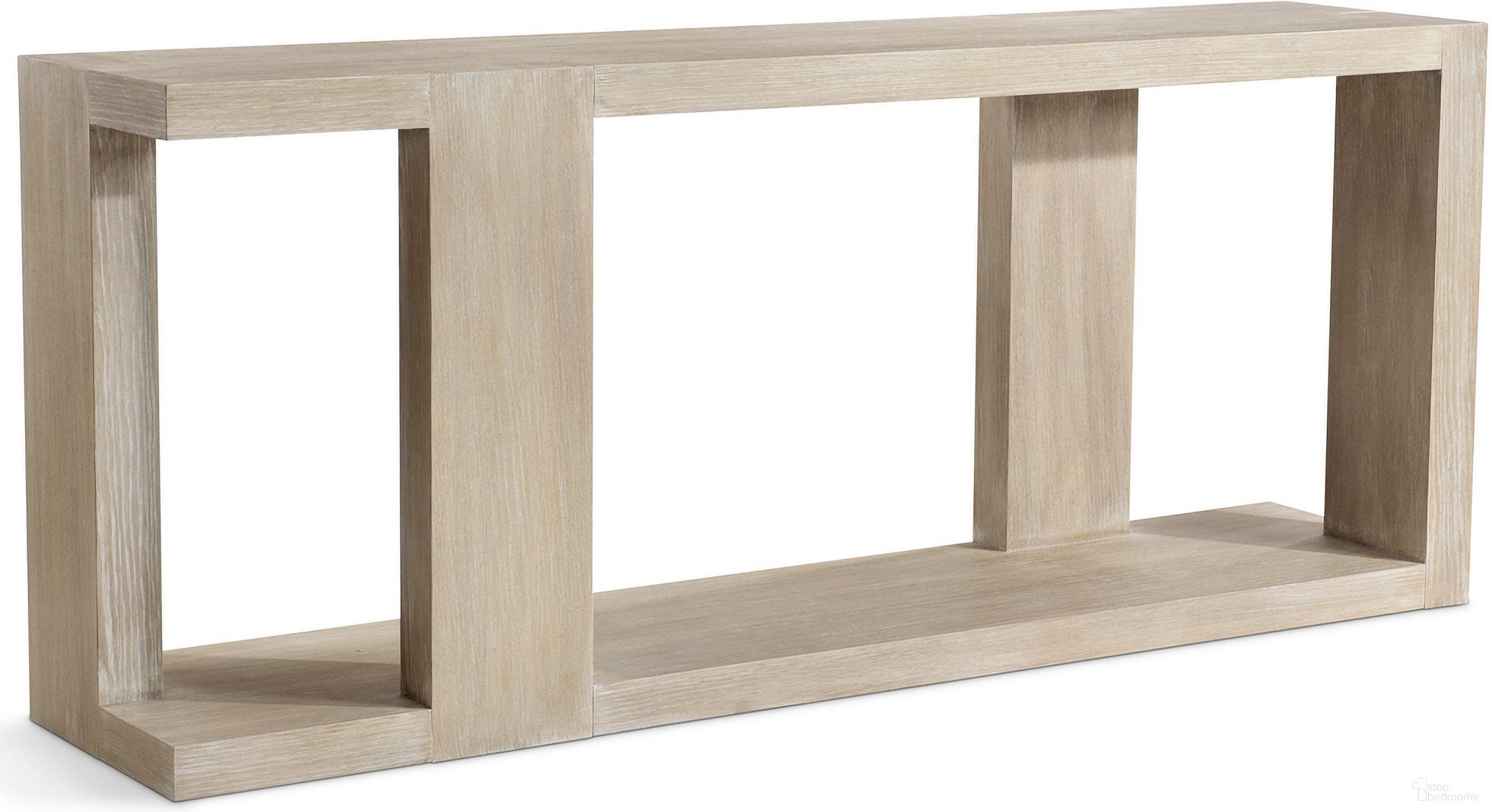 The appearance of Darsa Console Table In Brown designed by Bernhardt in the transitional interior design. This brown piece of furniture  was selected by 1StopBedrooms from Darsa Collection to add a touch of cosiness and style into your home. Sku: 507910. Material: Wood.