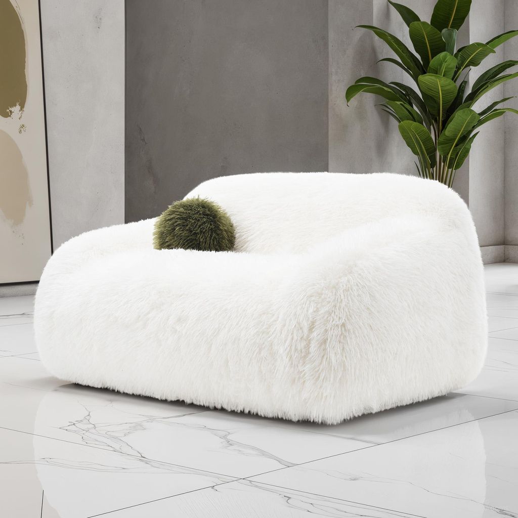 The appearance of Darwen Loveseat In White designed by Furniture of America in the modern / contemporary interior design. This white piece of furniture was selected by 1StopBedrooms from Darwen Collection to add a touch of cosiness and style into your home. Sku: FM64006WH-LV. Material: Faux Fur.