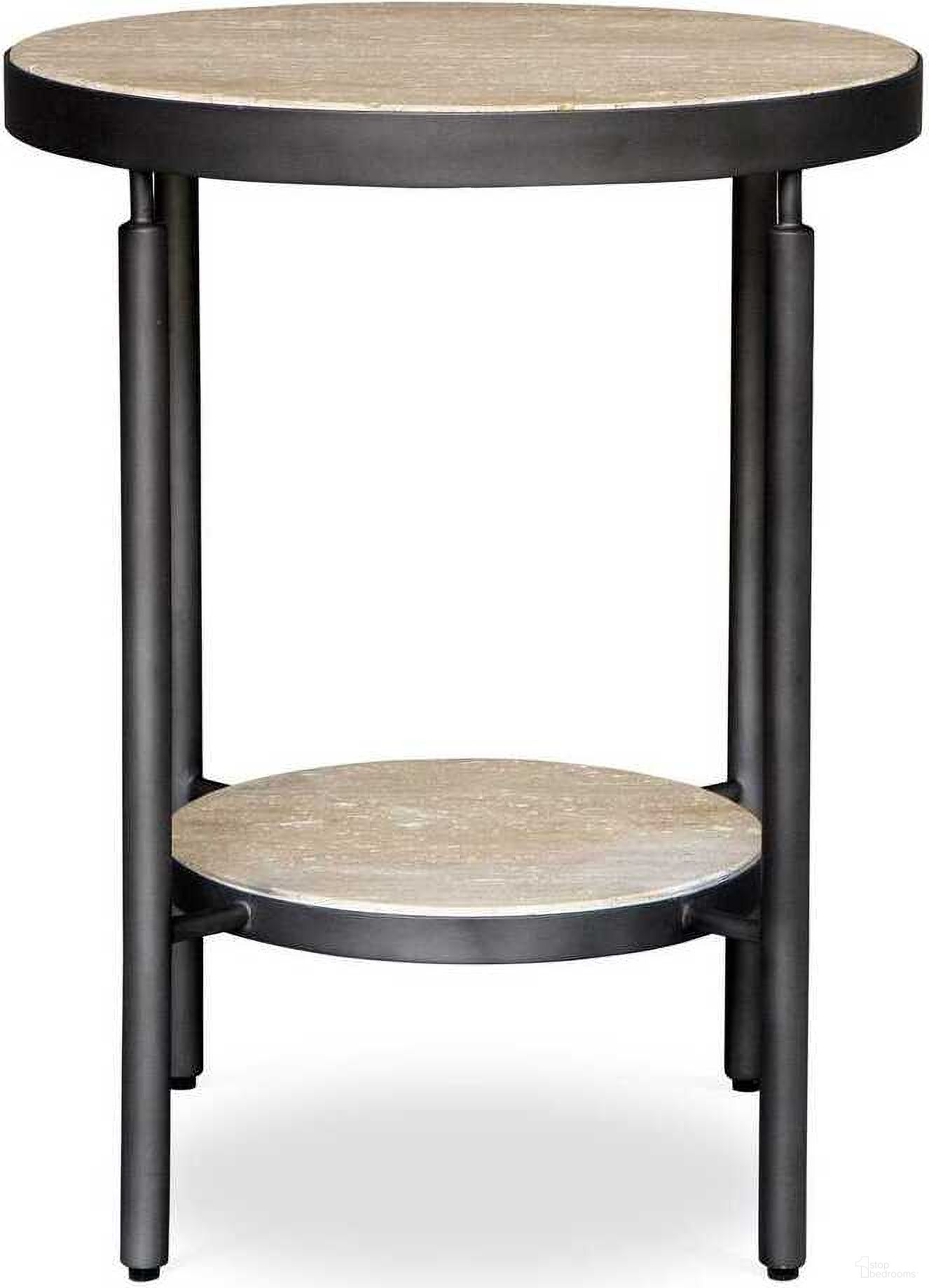 The appearance of Dauntless Travertine Side Table In Yellow designed by Uttermost in the modern / contemporary interior design. This yellow piece of furniture was selected by 1StopBedrooms from Dauntless Collection to add a touch of cosiness and style into your home. Sku: 24113. Material: Metal.
