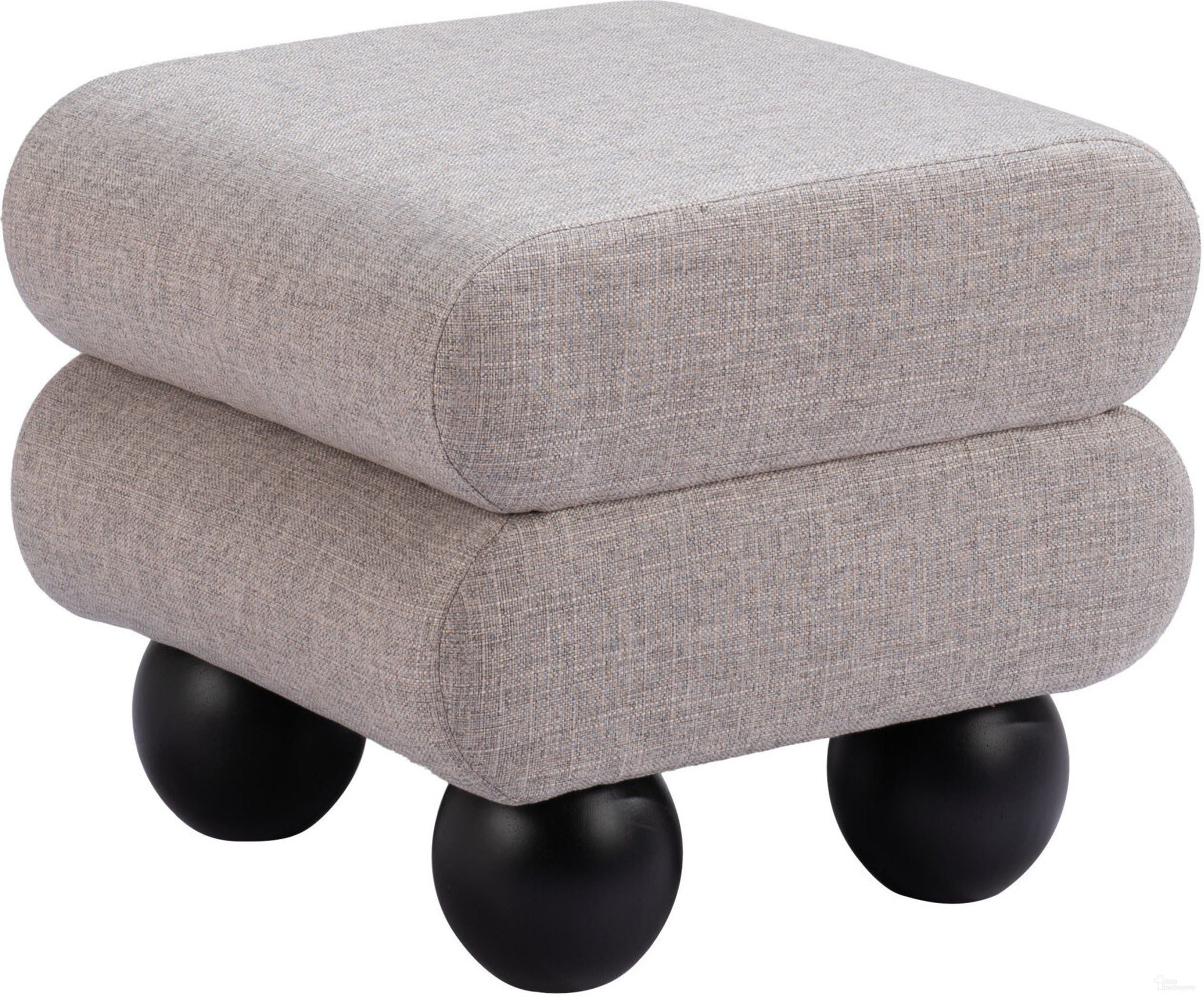 The appearance of Davao Ottoman In Gray designed by Zuo Modern in the modern / contemporary interior design. This gray piece of furniture  was selected by 1StopBedrooms from Davao Collection to add a touch of cosiness and style into your home. Sku: 109981. Material: Rubberwood.