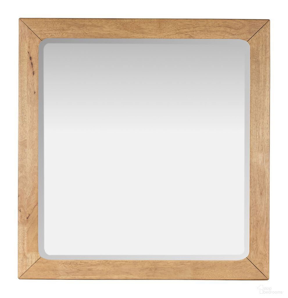 The appearance of Davenport Portrait Mirror In Rustic Caramel designed by Magnussen in the transitional interior design. This rustic caramel piece of furniture was selected by 1StopBedrooms from Davenport Collection to add a touch of cosiness and style into your home. Sku: B6309-42. Material: Oak Veneer.