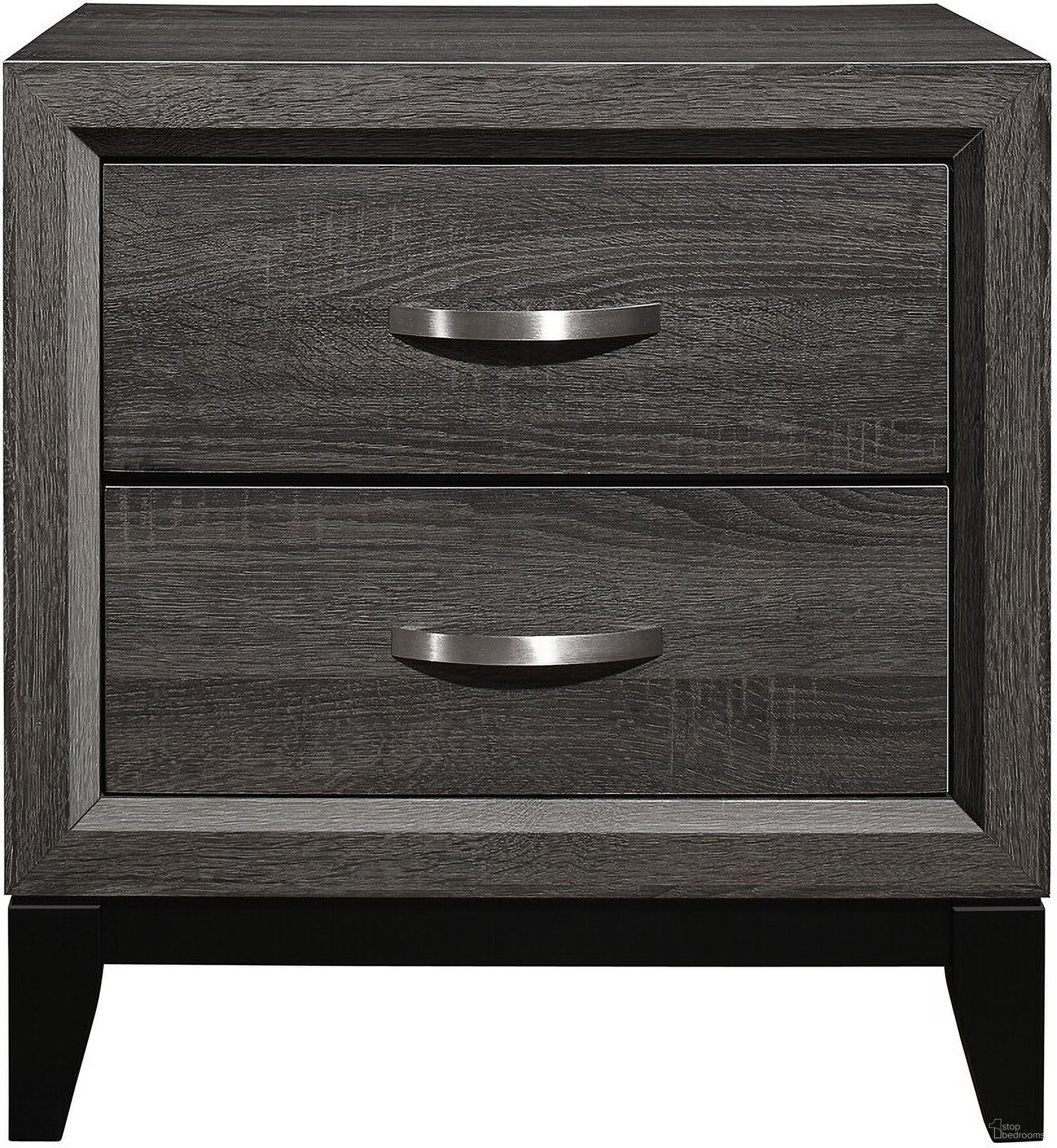 The appearance of Davi Night Stand designed by Homelegance in the transitional interior design. This brown piece of furniture  was selected by 1StopBedrooms from Davi Collection to add a touch of cosiness and style into your home. Sku: 1645-4. Material: Wood.