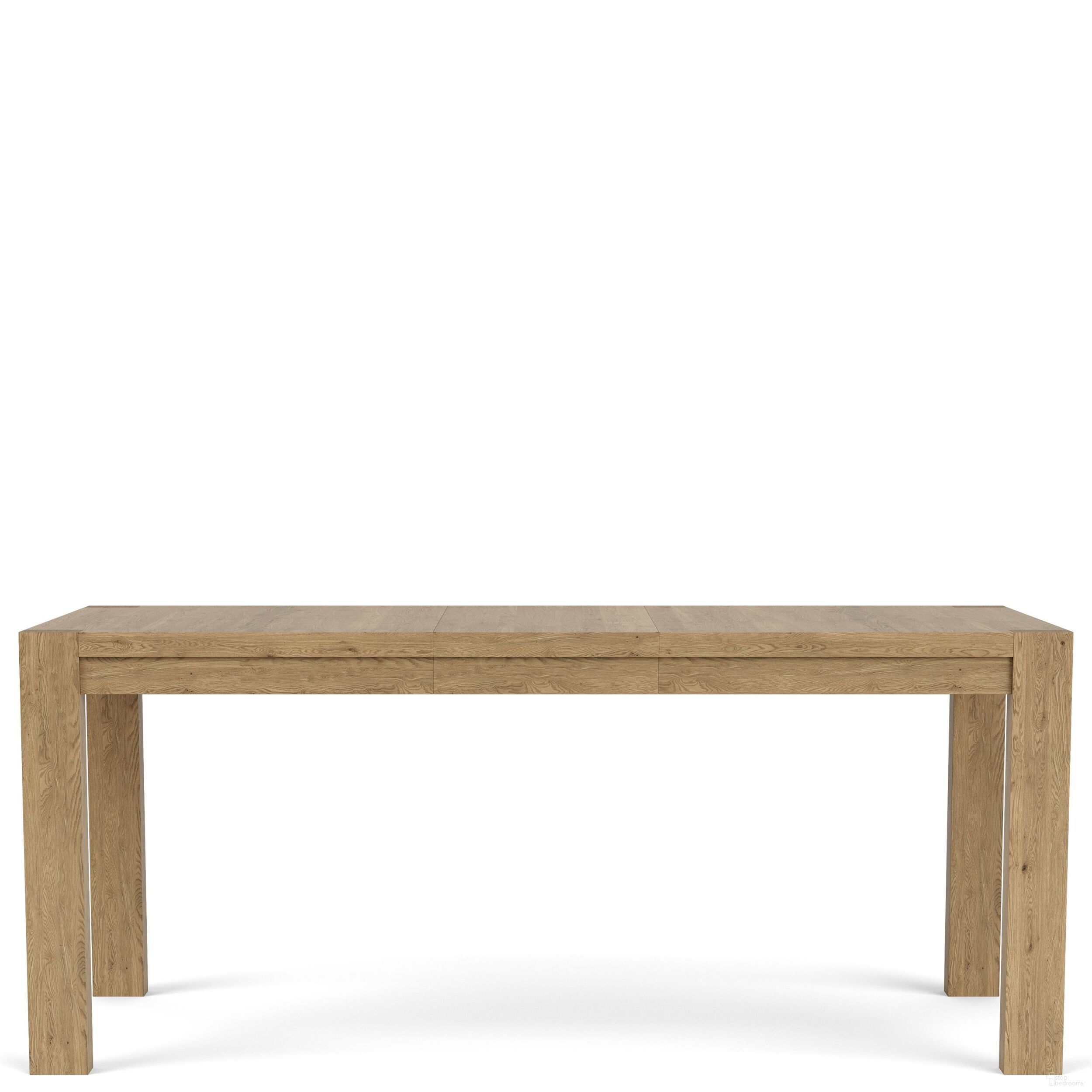The appearance of Davie Gathering Height Dining Table In Pale Oak designed by Riverside Furniture in the transitional interior design. This oak piece of furniture  was selected by 1StopBedrooms from Davie Collection to add a touch of cosiness and style into your home. Sku: 91053. Table Base Style: Legs. Table Top Shape: Rectangular. Size: 36" x 66".