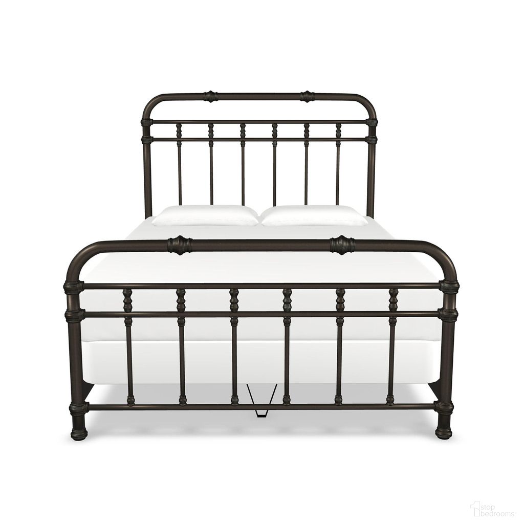 The appearance of Davina Queen Complete Bed with Metal Profile In Weathered Bronze designed by Wesley Allen in the traditional interior design. This weathered bronze piece of furniture was selected by 1StopBedrooms from Davina Collection to add a touch of cosiness and style into your home. Sku: 7040-CB-MPF-5-AGB. Bed Size: Queen. Material: Iron. Bed Type: Metal Bed.