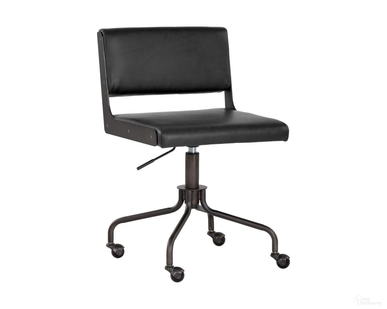 Davis Office Chair In Dark Bronze and Onyx