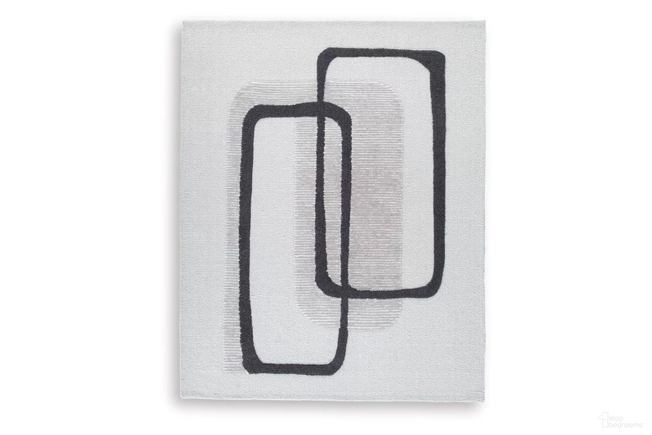 The appearance of Davismour 7'8" x 10' Area Rug In Ivory/Taupe/Charcoal designed by Signature Design by Ashley in the modern / contemporary interior design. This ivory/taupe/charcoal piece of furniture was selected by 1StopBedrooms from Davismour Collection to add a touch of cosiness and style into your home. Sku: R407561.