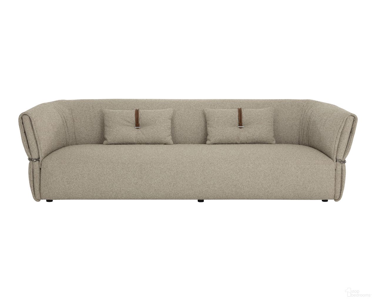 Davisville Sofa In Cappuccino and Black