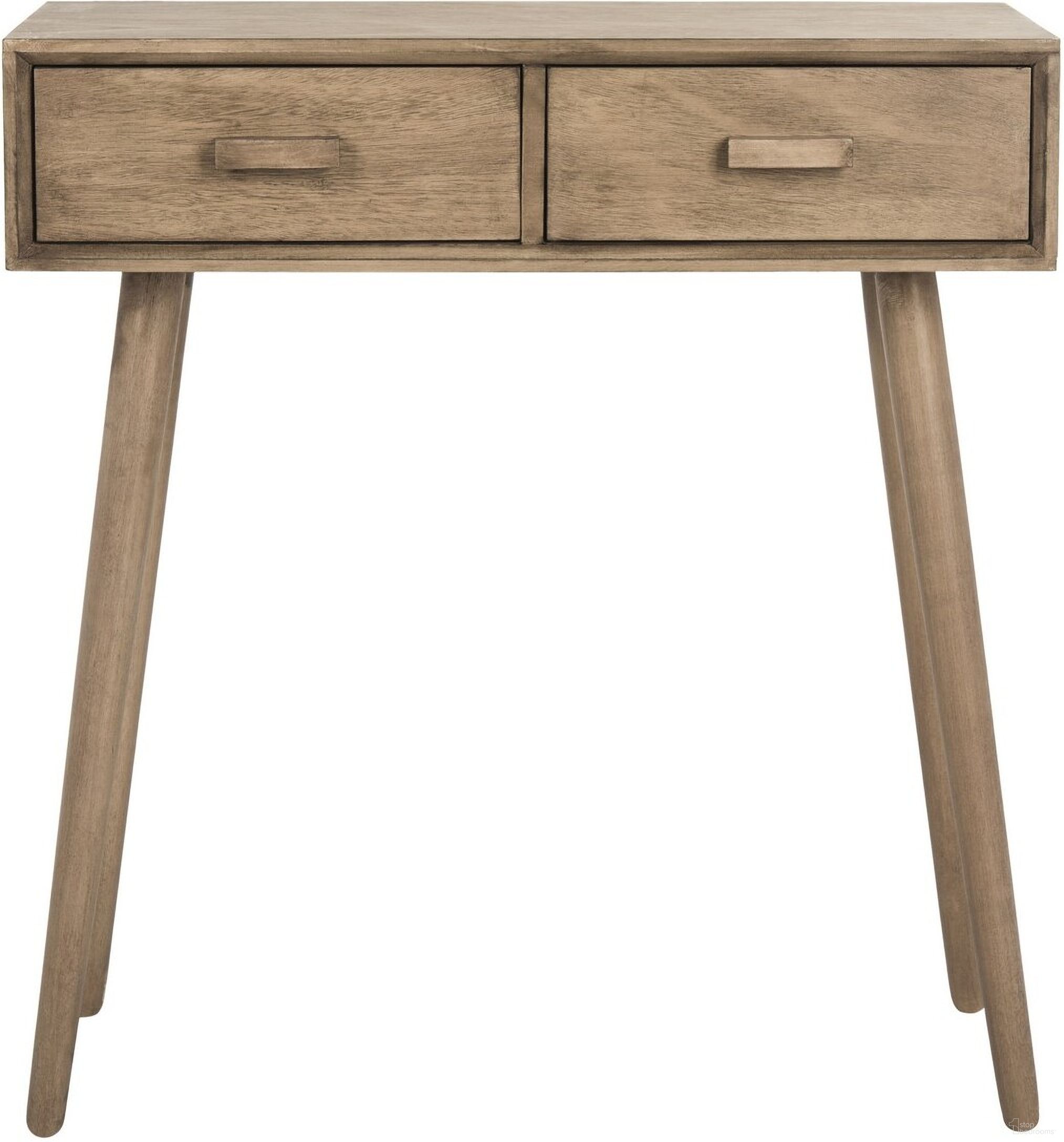 The appearance of Dean Desert Brown 2-Drawer Coffee Table designed by Safavieh in the modern / contemporary interior design. This chocolate piece of furniture  was selected by 1StopBedrooms from Dean Collection to add a touch of cosiness and style into your home. Sku: COF5701B. Material: Wood.