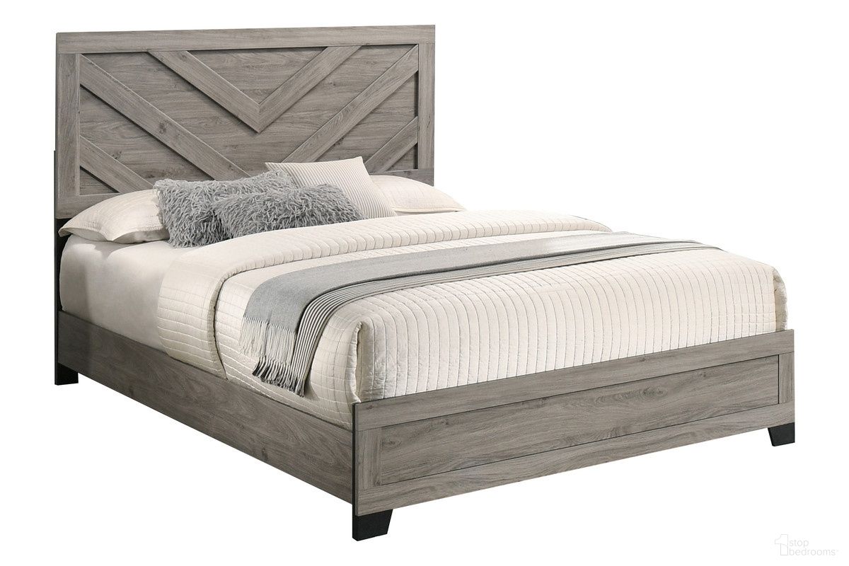The appearance of Dean MDF Solid Wood Full Panel Bed in Light Gray designed by Best Quality Furniture in the country / farmhouse interior design. This light gray piece of furniture was selected by 1StopBedrooms from Dean Collection to add a touch of cosiness and style into your home. Sku: B790-F-HFB;B790-F-SR. Bed Type: Panel Bed. Bed Size: Full. Material: MDF.