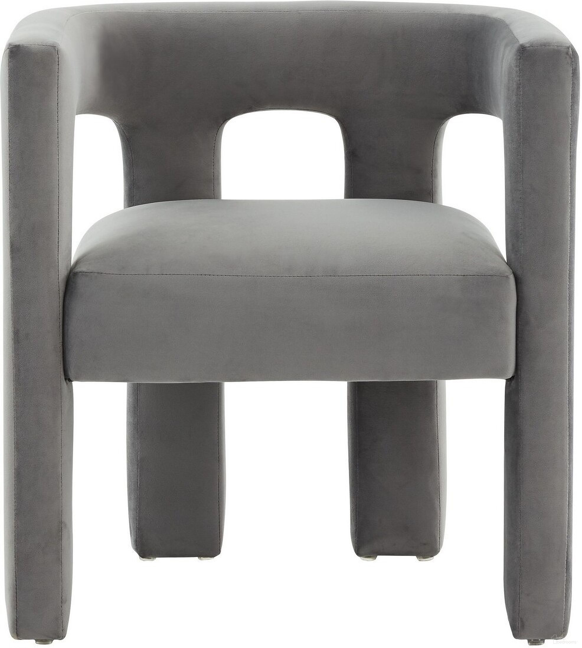 Deandre Contemporary Chair In Grey and Slate