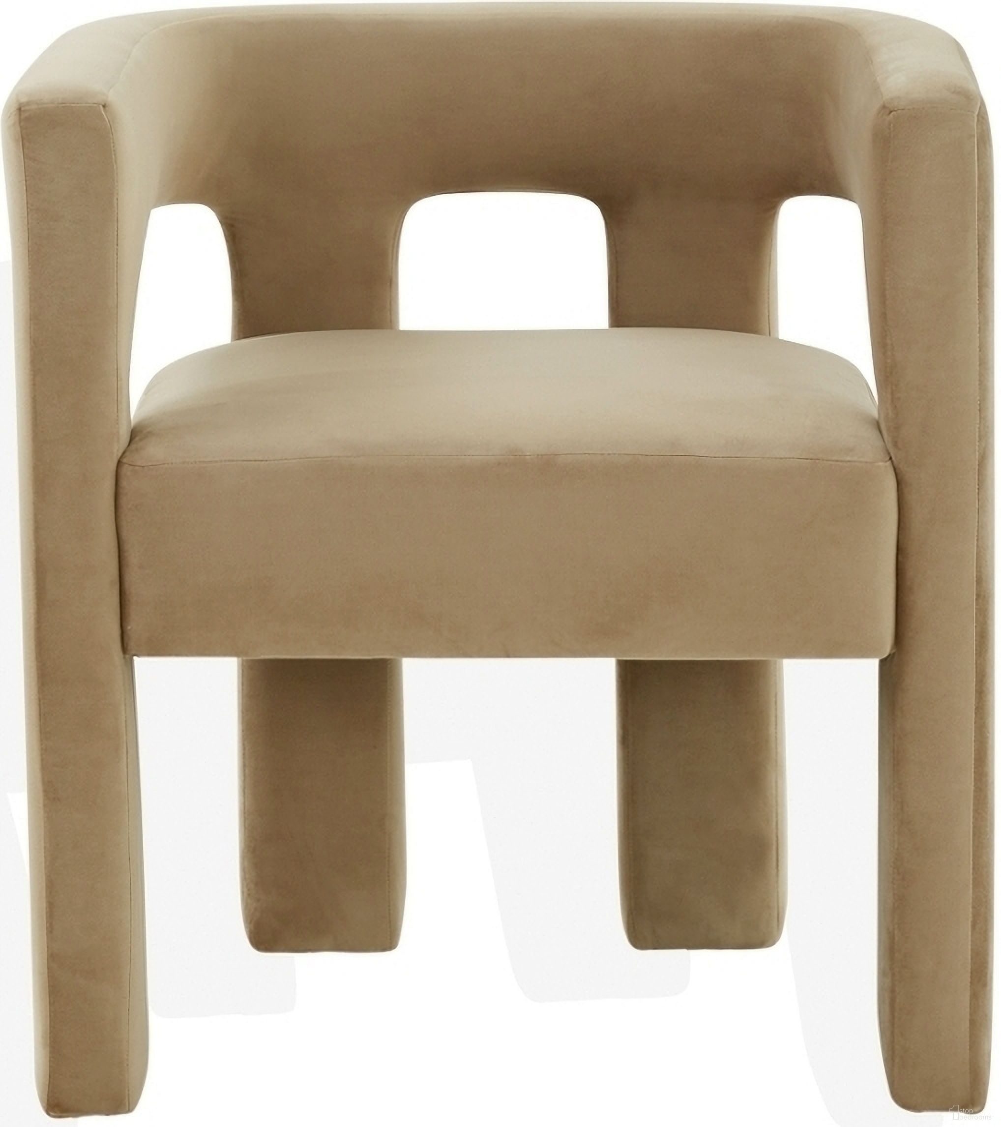 Deandre Contemporary Chair In Light Brown