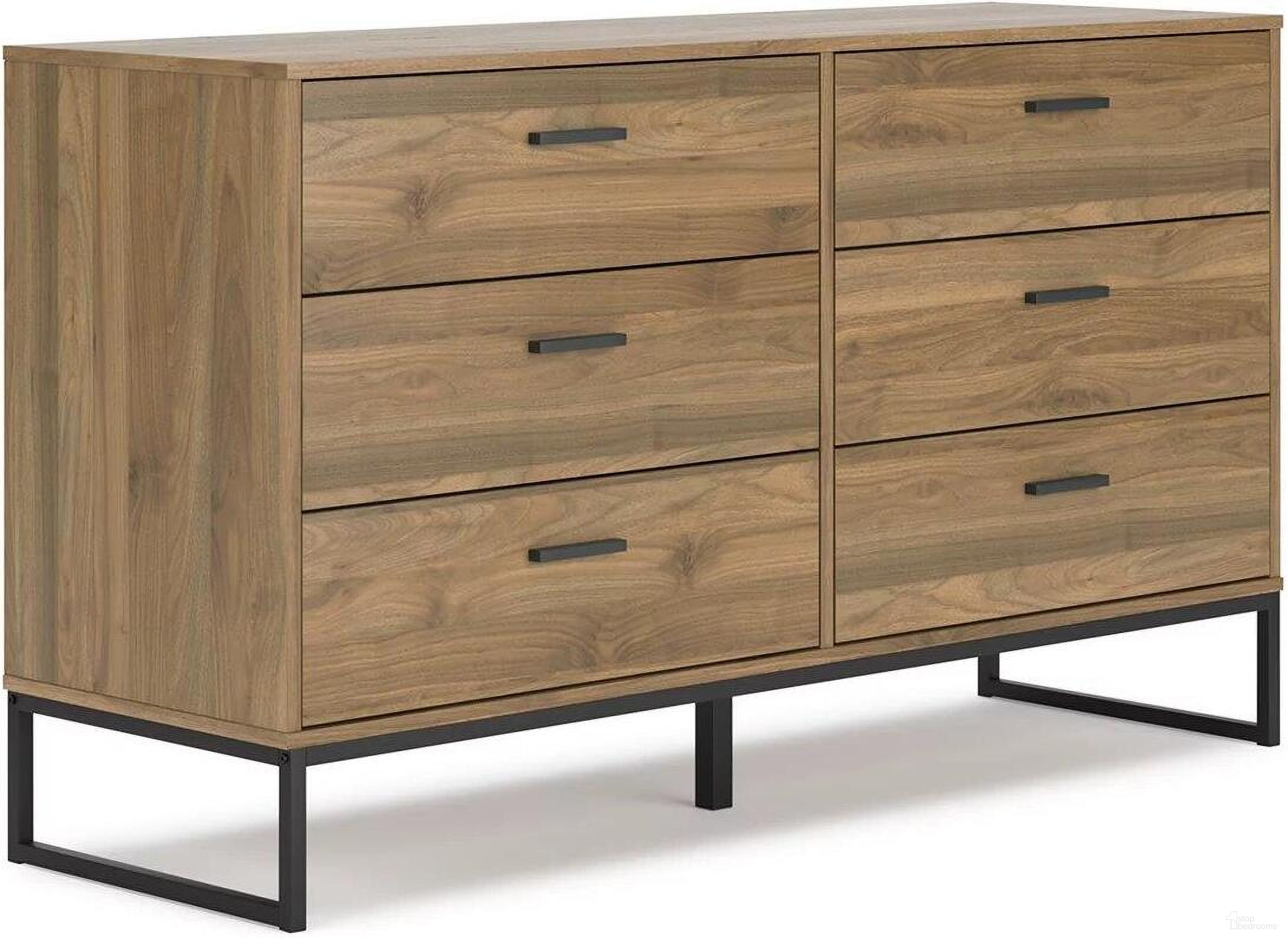 The appearance of Deanlow Dresser In Honey designed by Signature Design by Ashley in the transitional interior design. This honey piece of furniture  was selected by 1StopBedrooms from Deanlow Collection to add a touch of cosiness and style into your home. Sku: EB1866-231. Material: Wood.
