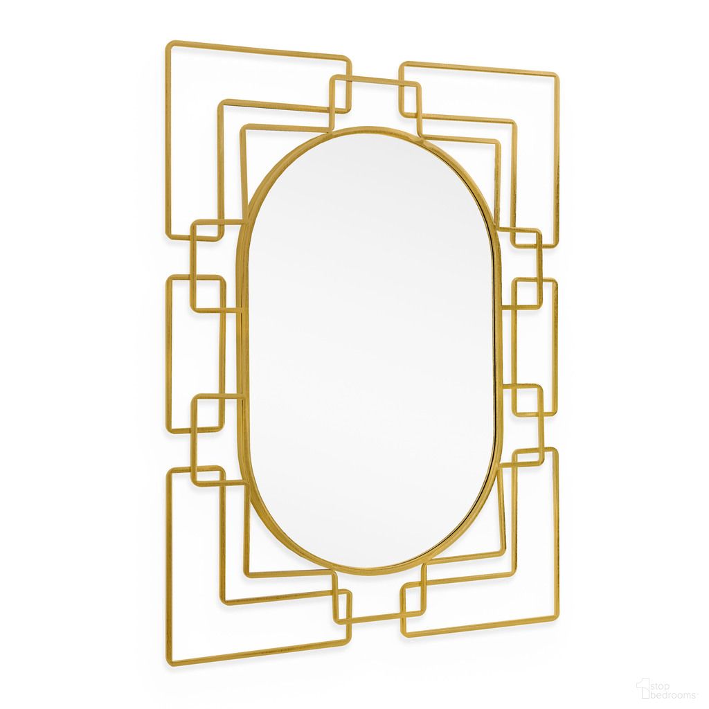 Deanna Metal Mirror In Gold