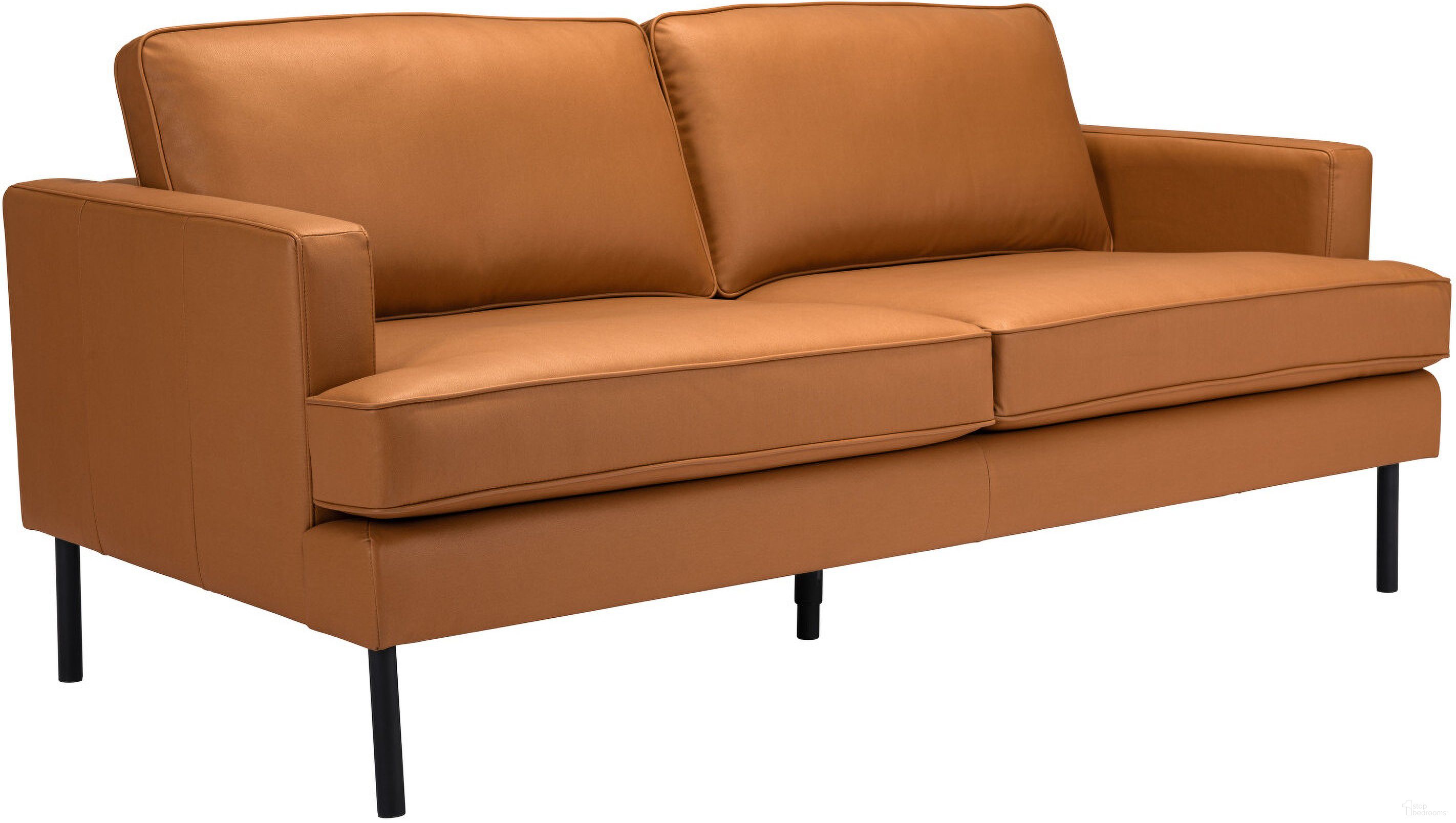 The appearance of Decade Sofa In Brown designed by Zuo Modern in the modern / contemporary interior design. This brown piece of furniture was selected by 1StopBedrooms from Decade Collection to add a touch of cosiness and style into your home. Sku: 109030. Material: Polyester.