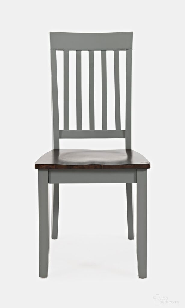 The appearance of Decatur Lane Dining Chair Set of 2 In Grey designed by Jofran in the transitional interior design. This grey piece of furniture  was selected by 1StopBedrooms from Decatur Lane Collection to add a touch of cosiness and style into your home. Sku: 1835-393KD. Material: Acacia. Chair Type: Side Chair.