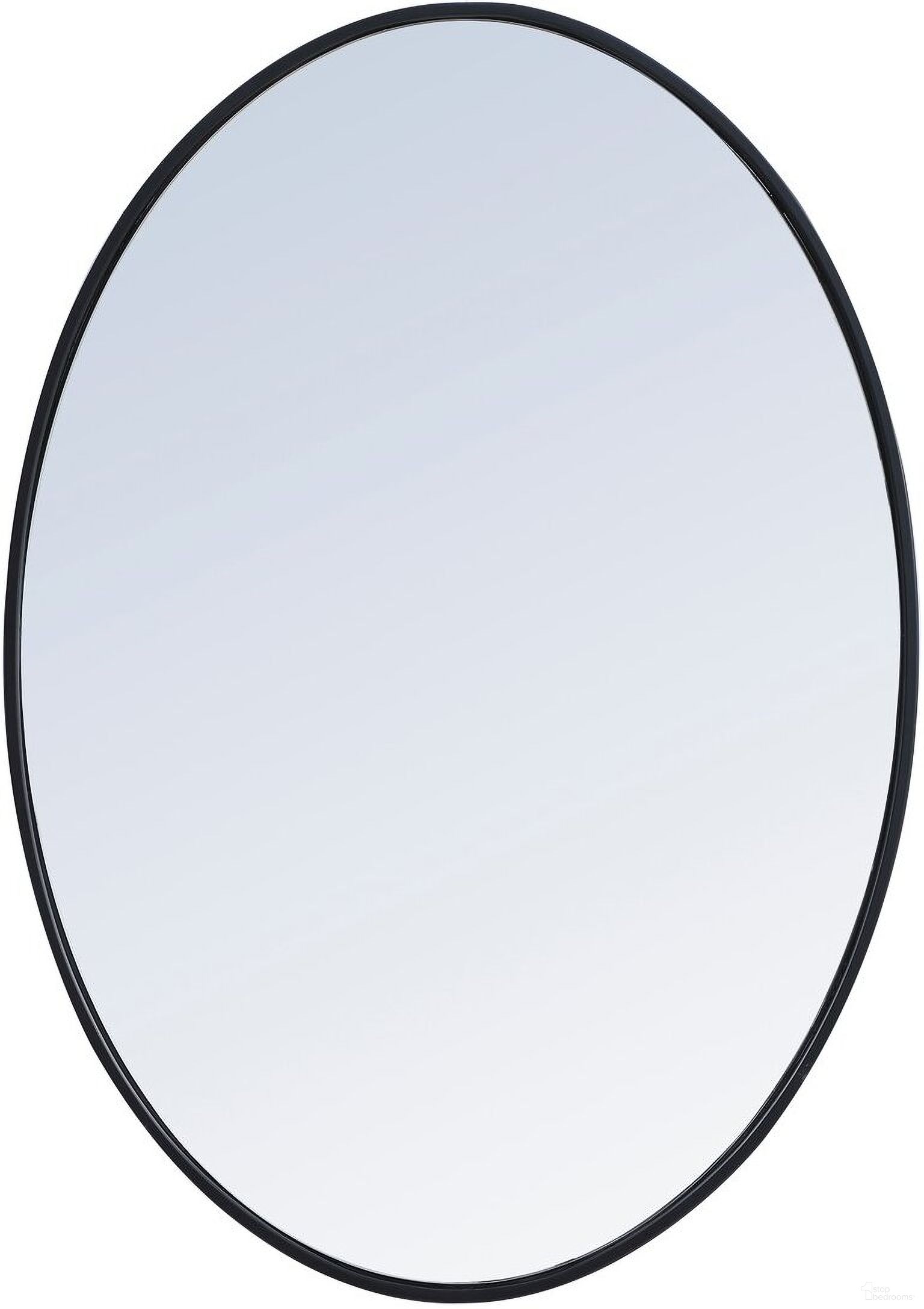 The appearance of Decker Black Oval Mirror MR4624BK designed by Elegant Lighting in the modern / contemporary interior design. This black piece of furniture was selected by 1StopBedrooms from Decker Collection to add a touch of cosiness and style into your home. Sku: MR4624BK. Material: Metal.
