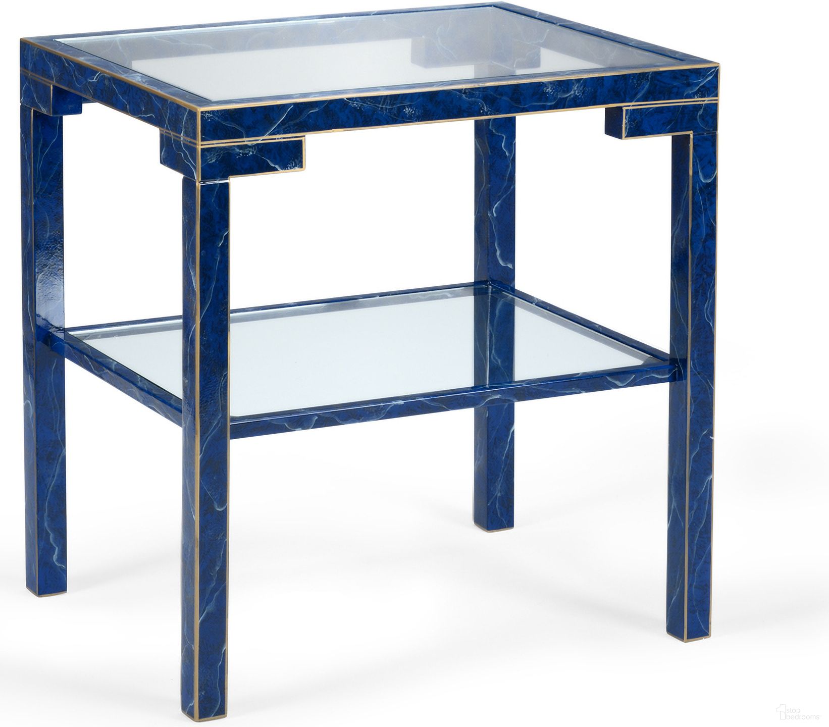 The appearance of Decker Side Table - Lapis In Blue designed by Chelsea House in the modern / contemporary interior design. This blue piece of furniture was selected by 1StopBedrooms from Chelsea House Misc Collection to add a touch of cosiness and style into your home. Sku: 383655. Material: Wood.