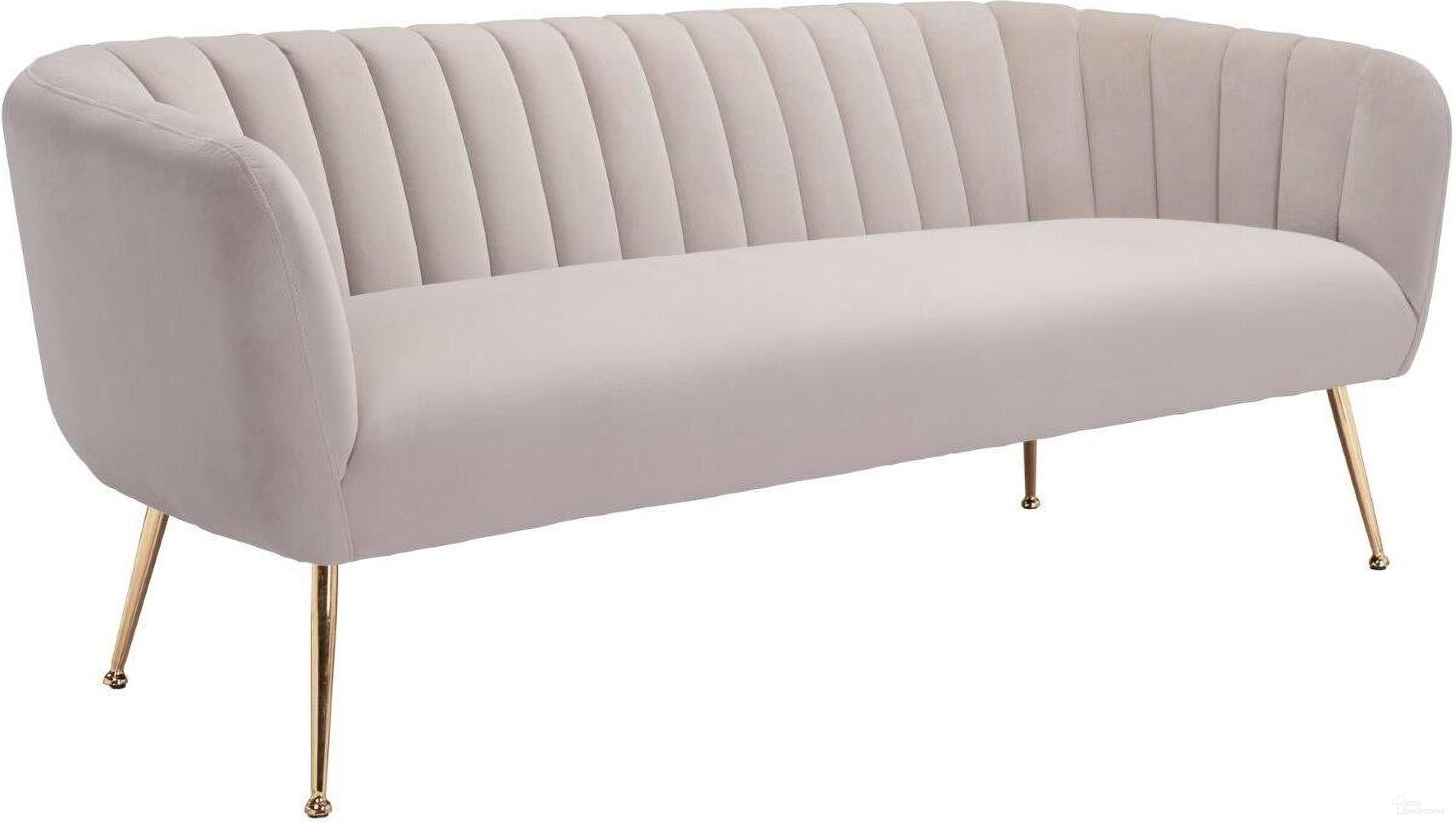 The appearance of Deco Sofa In Beige designed by Zuo Modern in the modern / contemporary interior design. This beige piece of furniture was selected by 1StopBedrooms from Deco Collection to add a touch of cosiness and style into your home. Sku: 101853. Material: Polyester.
