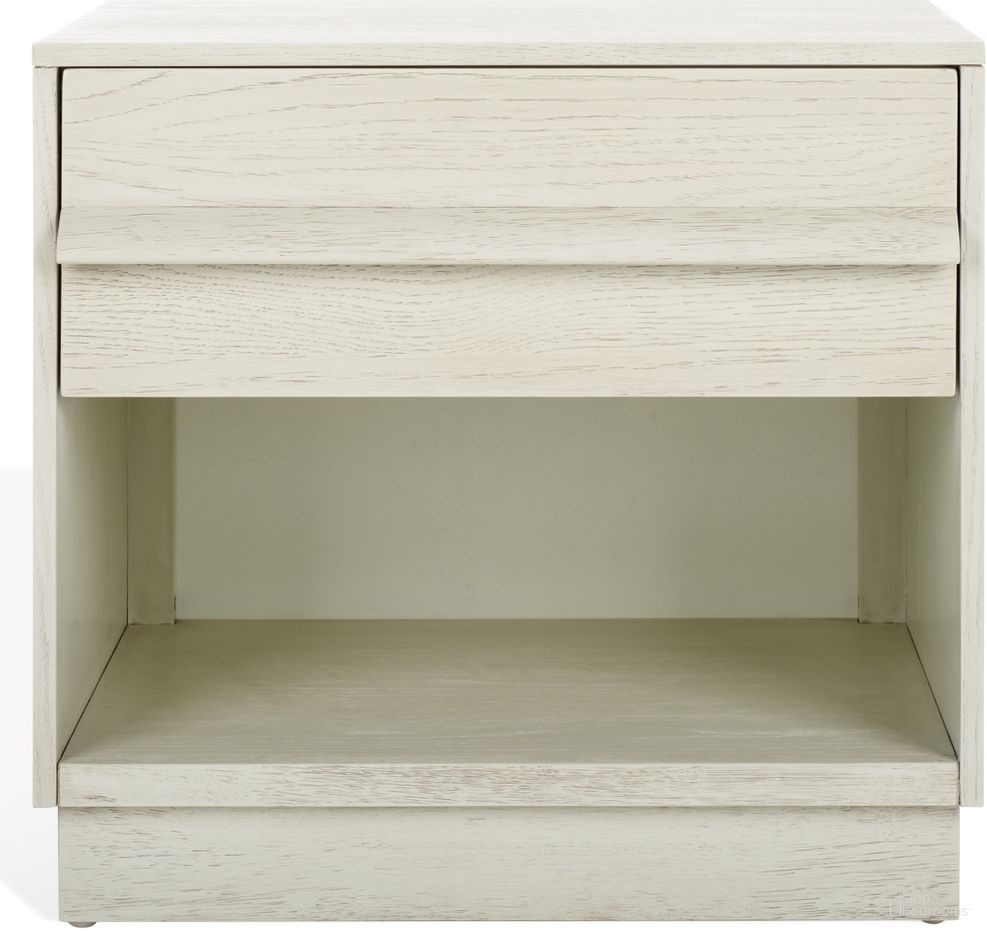 Deirdra 1 Drawer Nightstand In White Wash