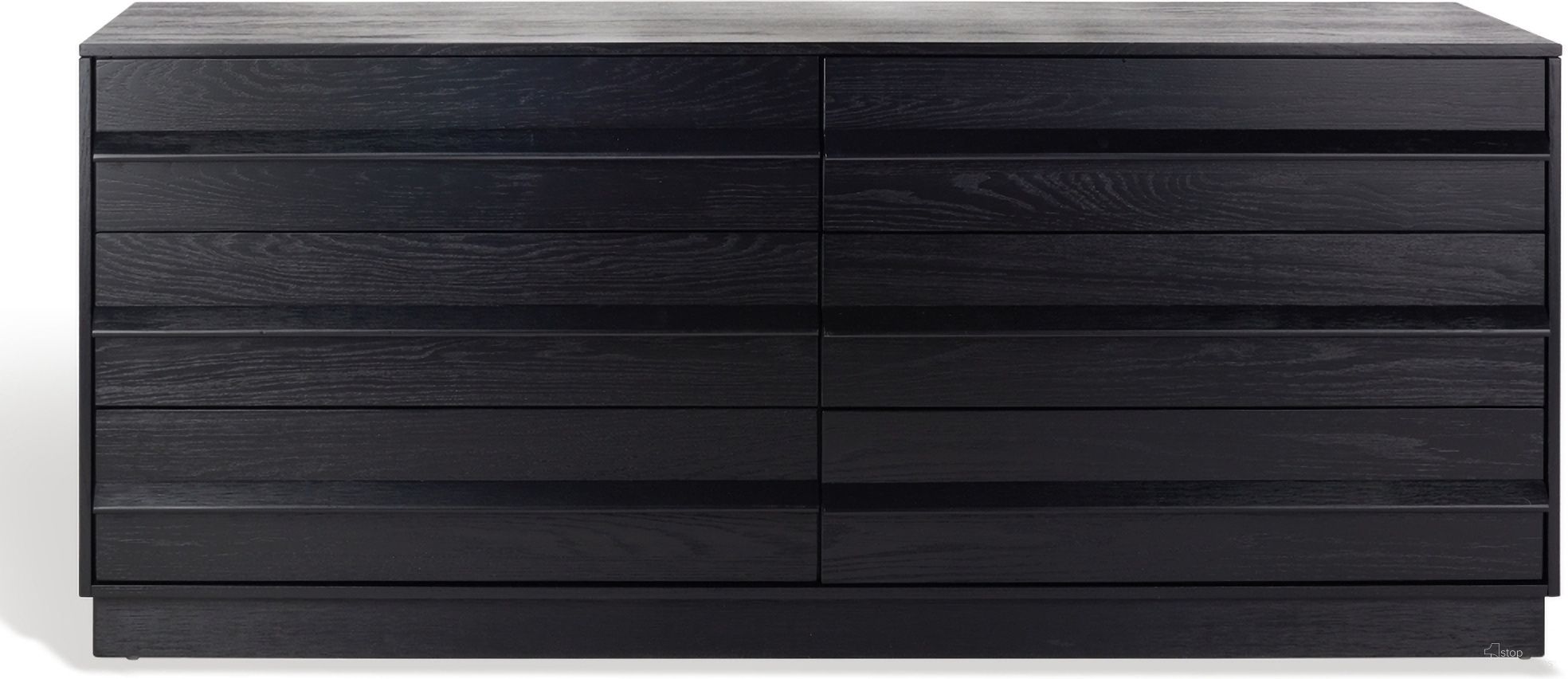 The appearance of Deirdra 6 Drawer Wood Dresser In Black designed by Safavieh Couture in the modern / contemporary interior design. This black piece of furniture was selected by 1StopBedrooms from Deirdra Collection to add a touch of cosiness and style into your home. Sku: SFV2139B. Material: MDF.