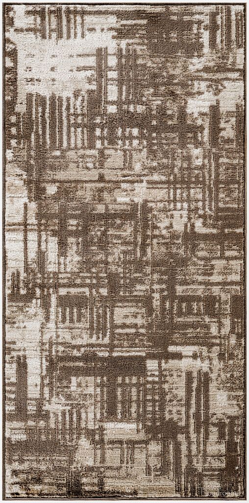 The appearance of Dekor Modern 2' x 4' Modern Indoor Rug In Brown designed by Nourison in the modern / contemporary interior design. This brown piece of furniture  was selected by 1StopBedrooms from Dekor Collection to add a touch of cosiness and style into your home. Sku: 841491175750. Material: Polypropylene.
