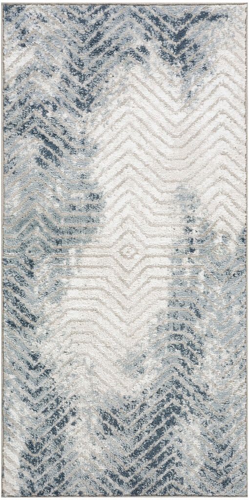 The appearance of Dekor Modern 2' x 4' Modern Indoor Rug In Grey and Navy designed by Nourison in the modern / contemporary interior design. This grey and navy piece of furniture was selected by 1StopBedrooms from Dekor Collection to add a touch of cosiness and style into your home. Sku: 841491152638. Material: Polypropylene.